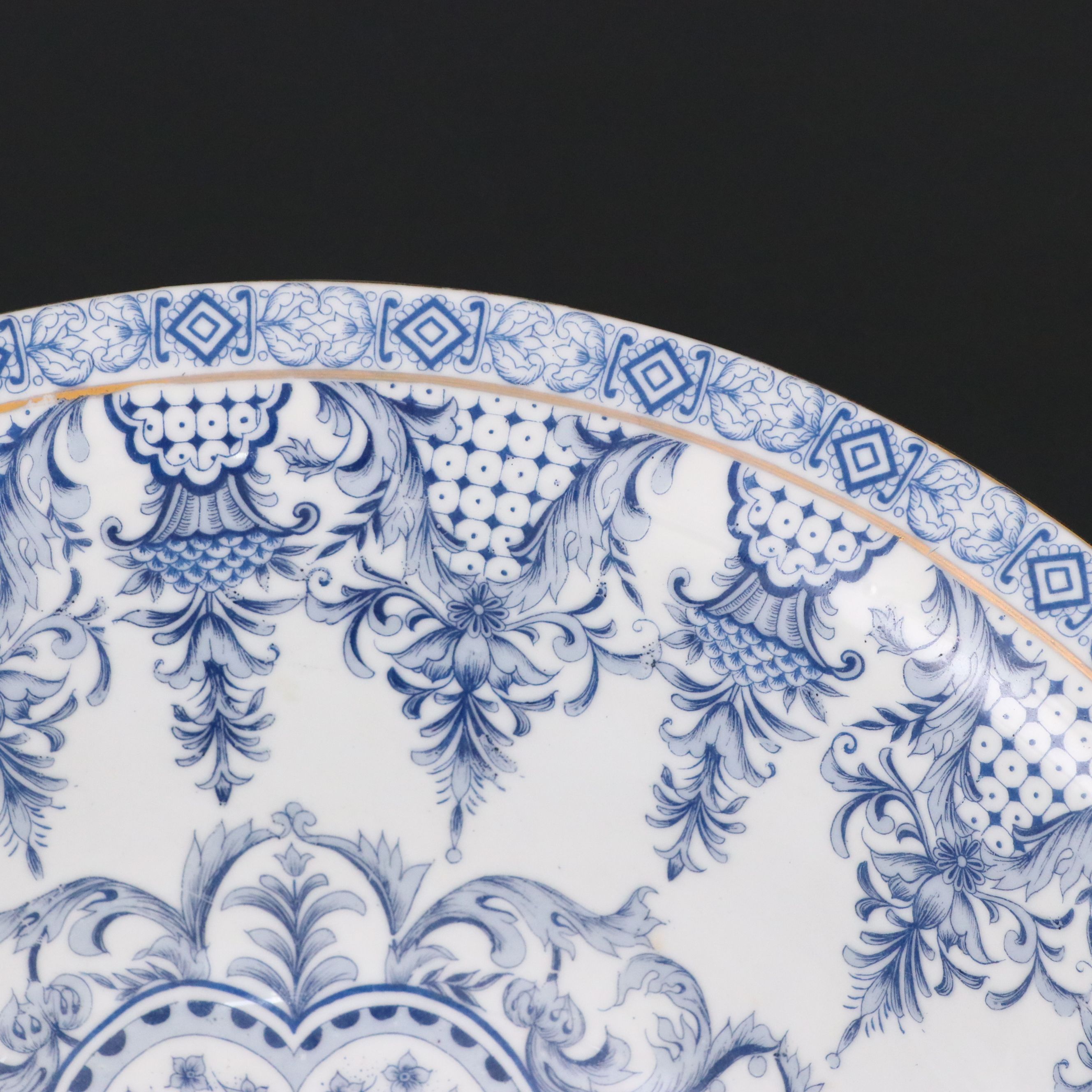 Southeast Asian Style Hand-Painted Porcelain Bowl