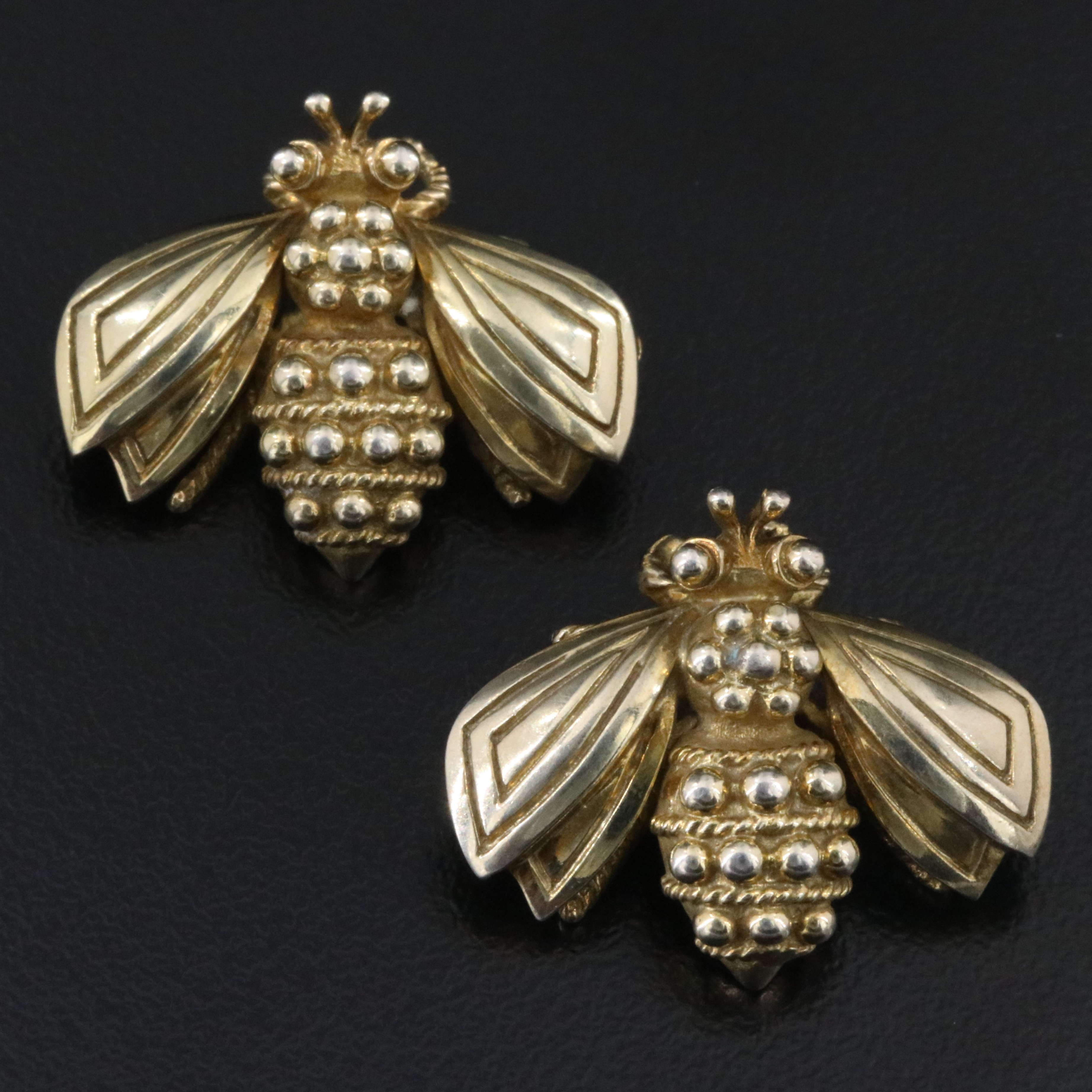 Tiffany & Co. Sterling Bumble Bee Brooches