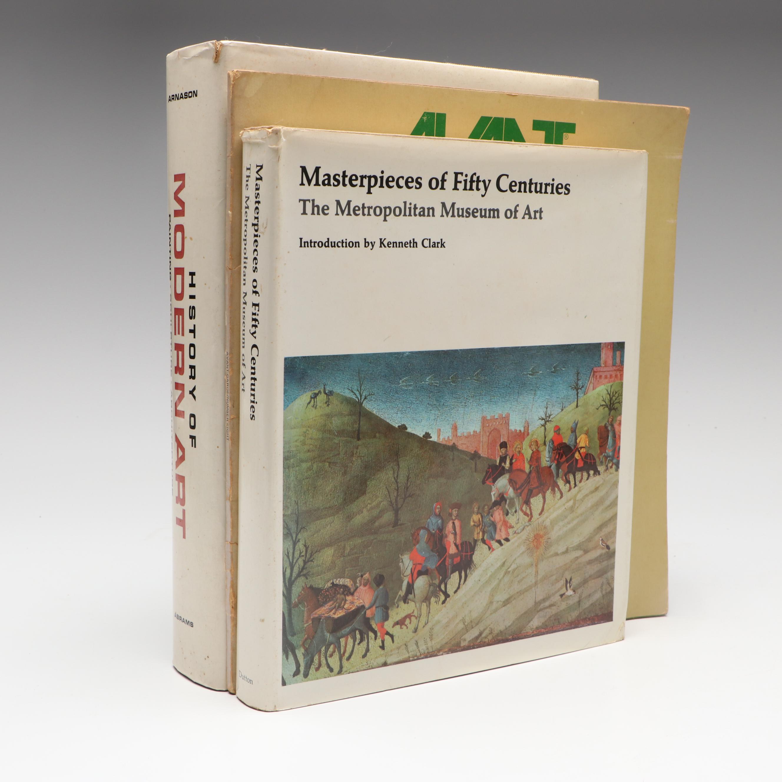 First Edition "Masterpieces of Fifty Centuries" and More Art Books