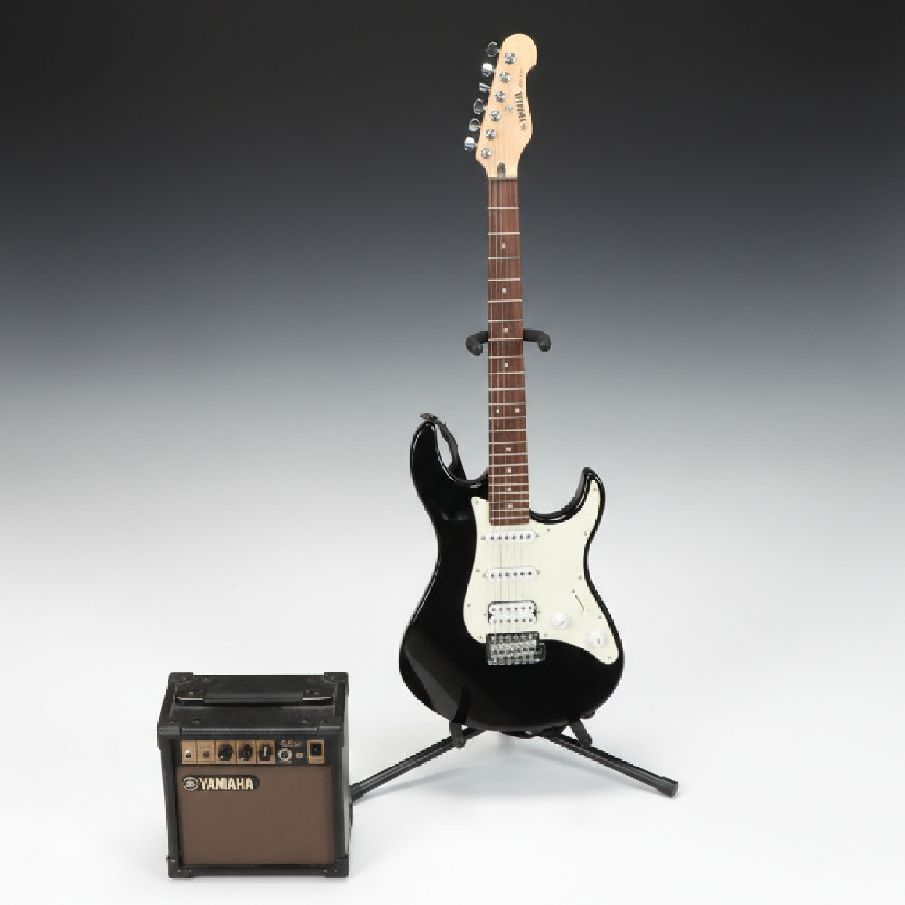 Yamaha Electric Guitar with Gig Bag and Yamaha Amplifier