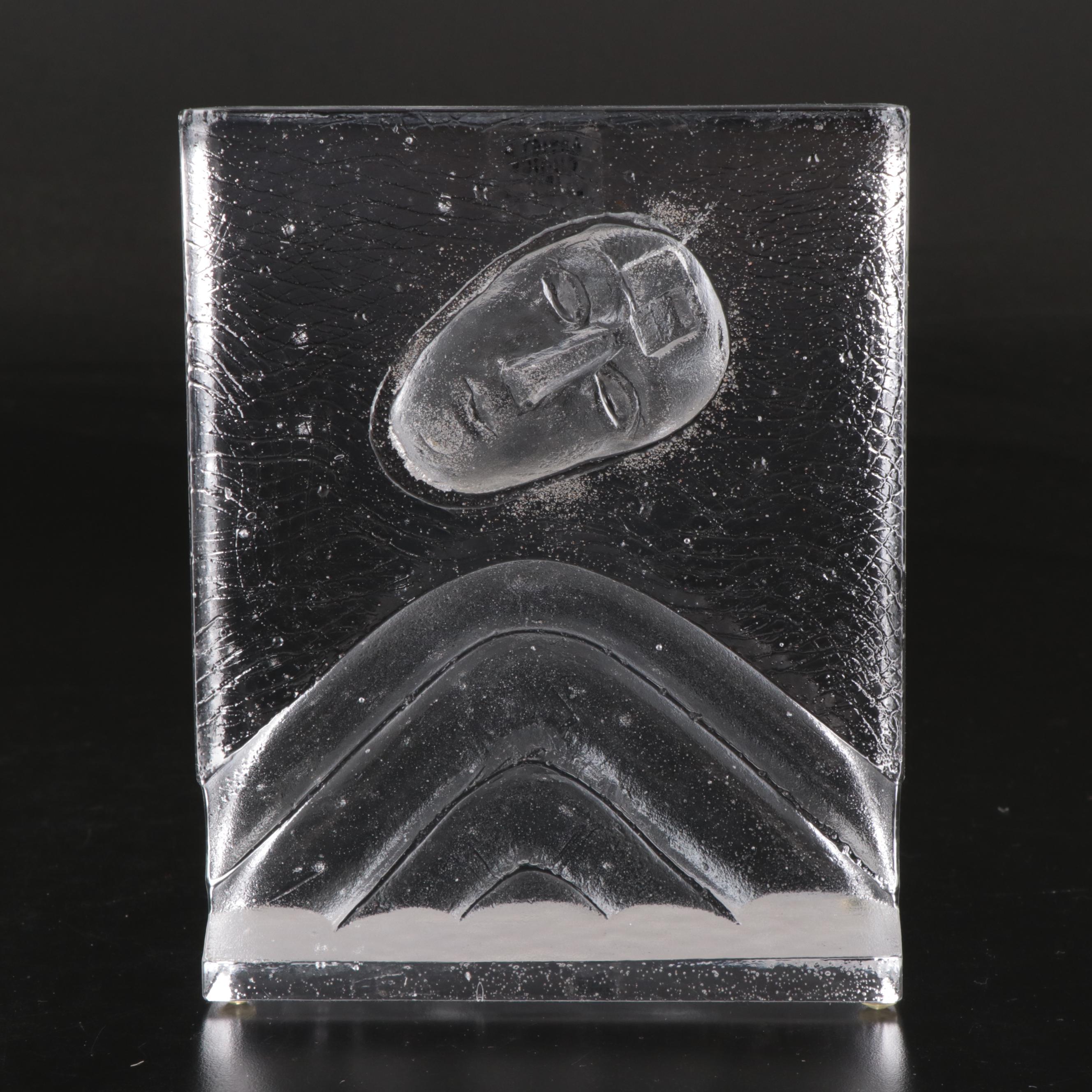 Bertil Vallien for Kosta Boda Cast Art Glass "Icon: Eyewitness"