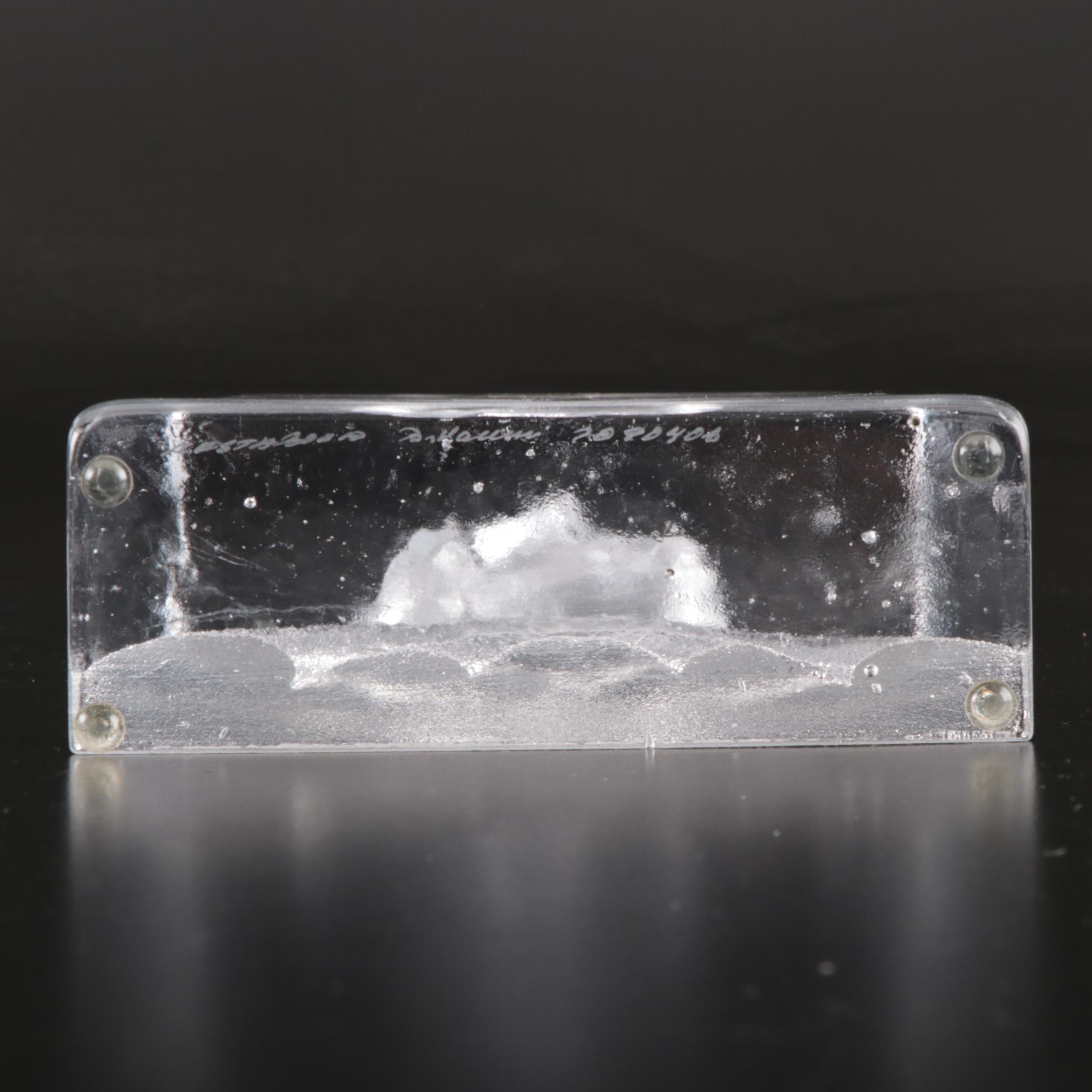 Bertil Vallien for Kosta Boda Cast Art Glass "Icon: Eyewitness"