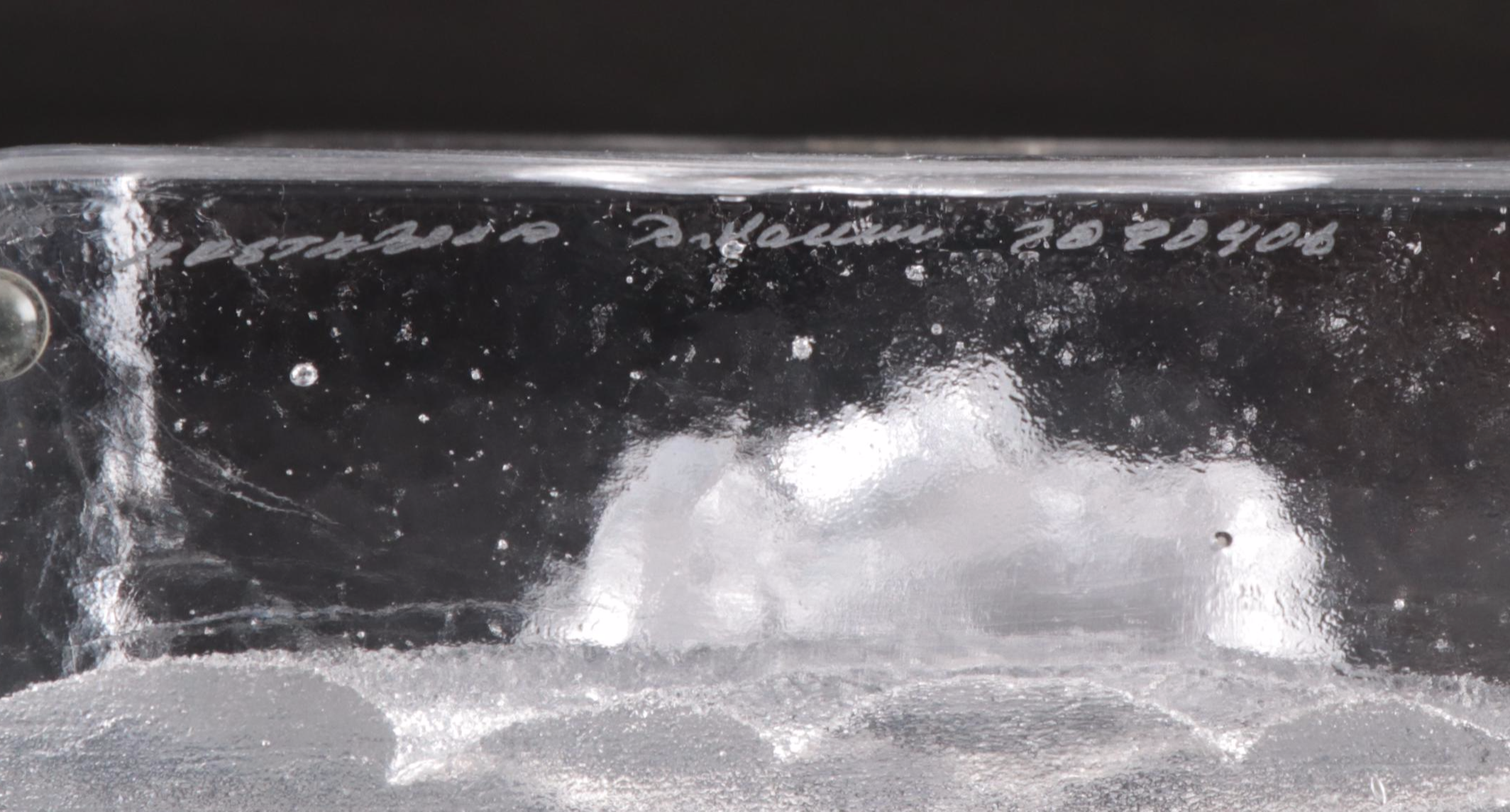 Bertil Vallien for Kosta Boda Cast Art Glass "Icon: Eyewitness"