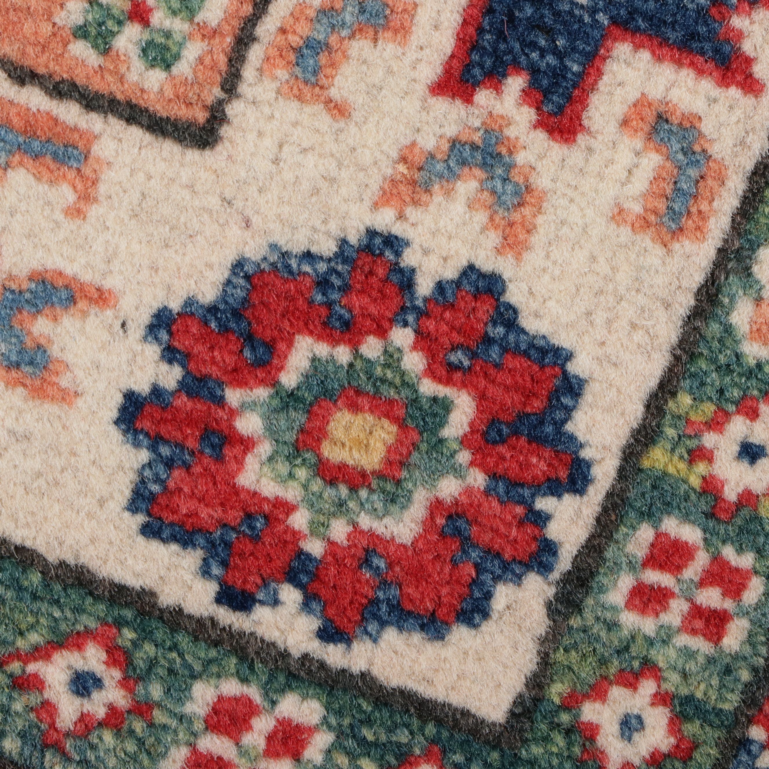 2'8 x 10' Hand-Knotted Afghan Kazak Carpet Runner