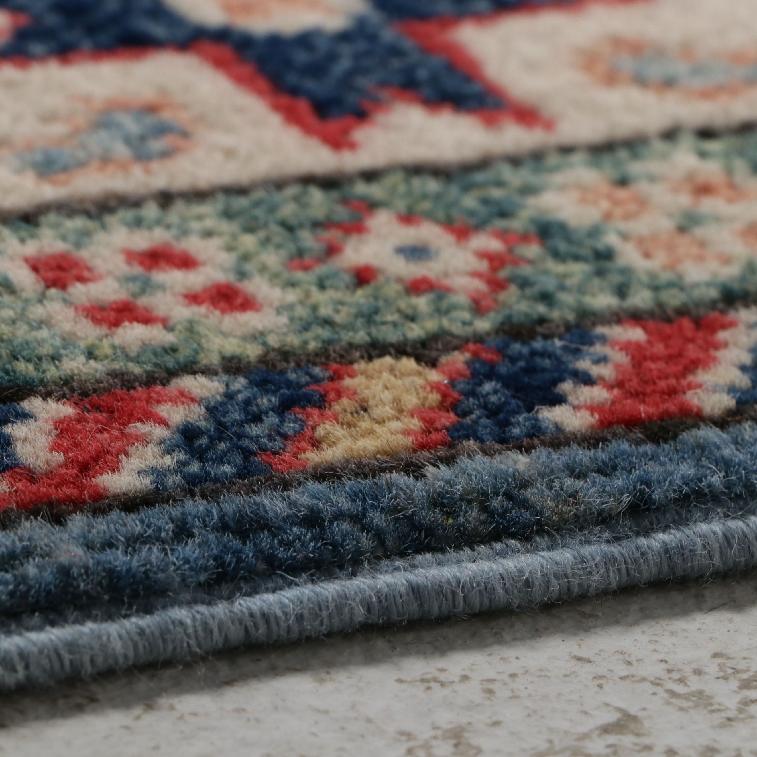 2'8 x 10' Hand-Knotted Afghan Kazak Carpet Runner