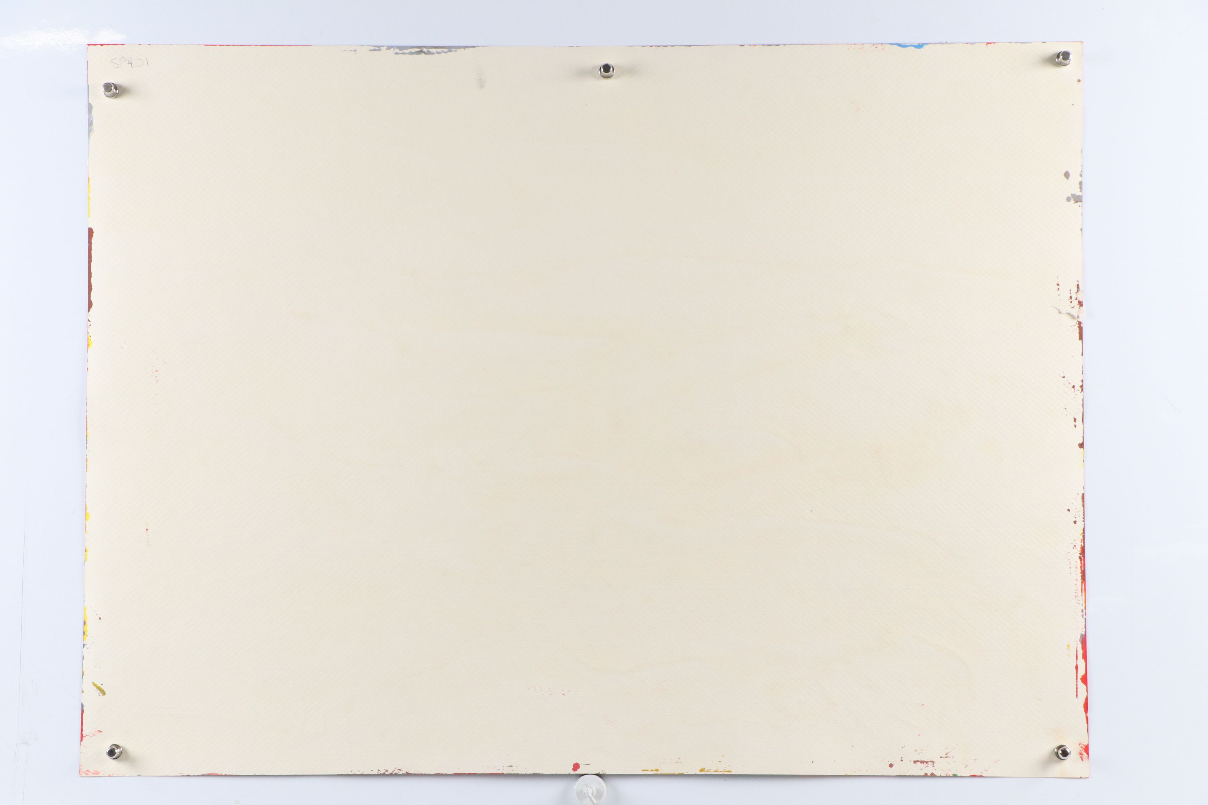 Harry Hilson Modernist Landscape Oil Painting "AZ Spring," Late 20th Century