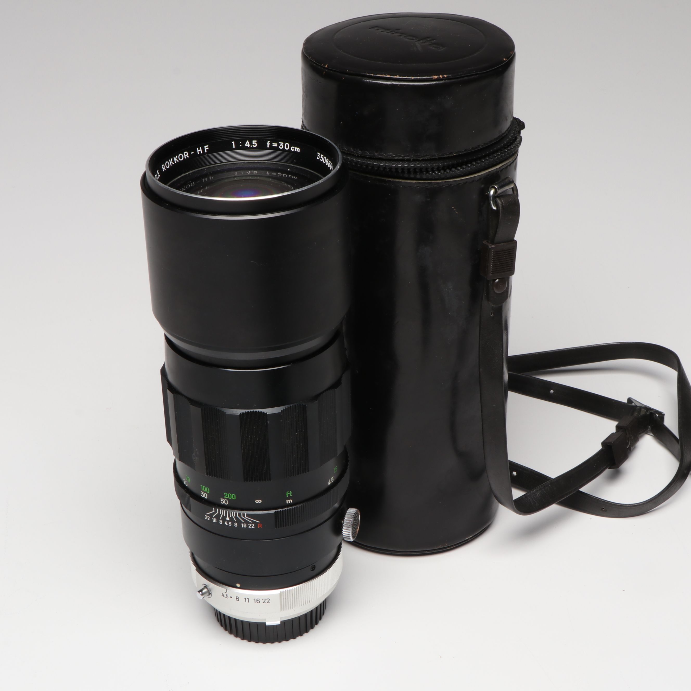 Minolta SRT201 with 300mm MC Tele Rokkor-HF and Other Lenses, 20th Century