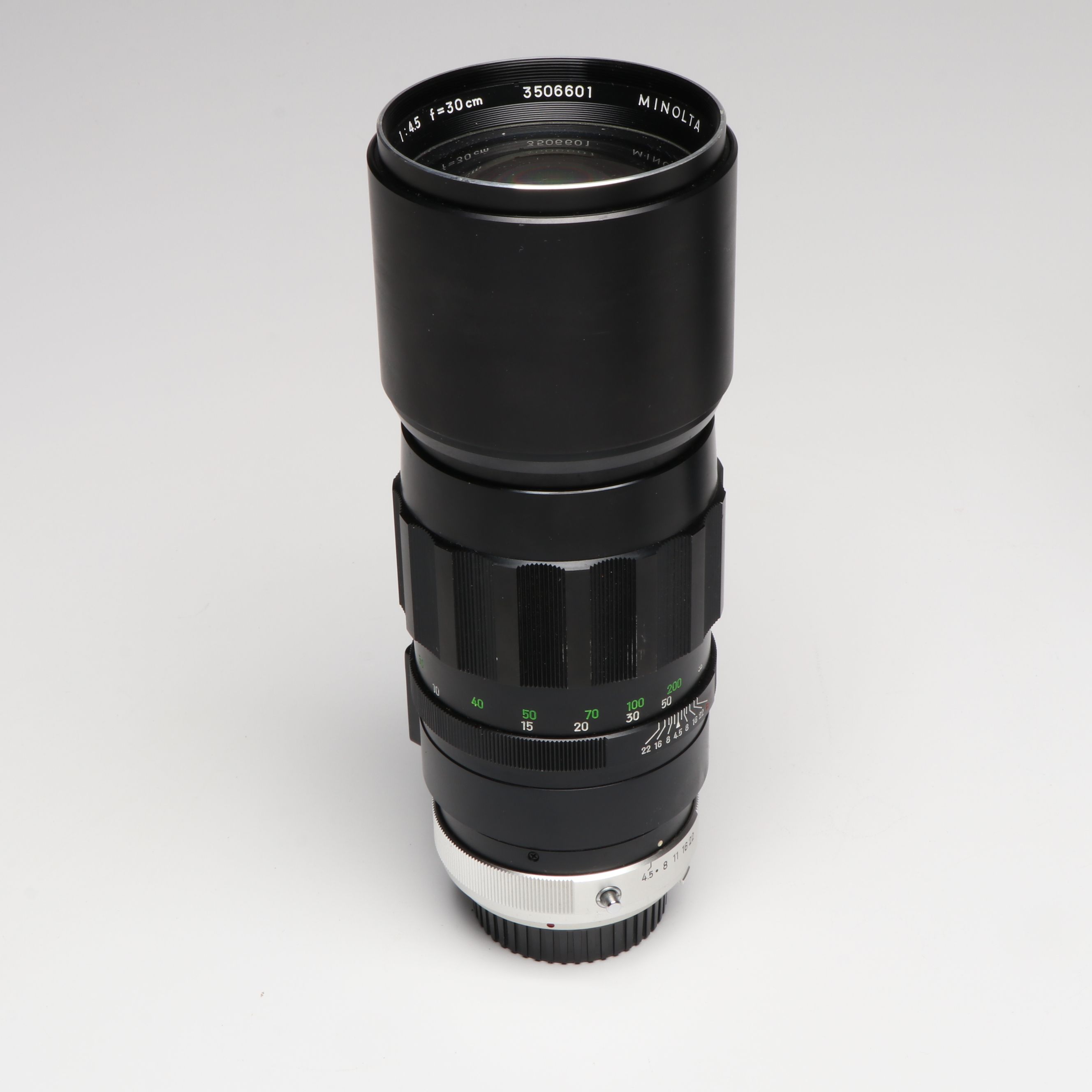 Minolta SRT201 with 300mm MC Tele Rokkor-HF and Other Lenses, 20th Century