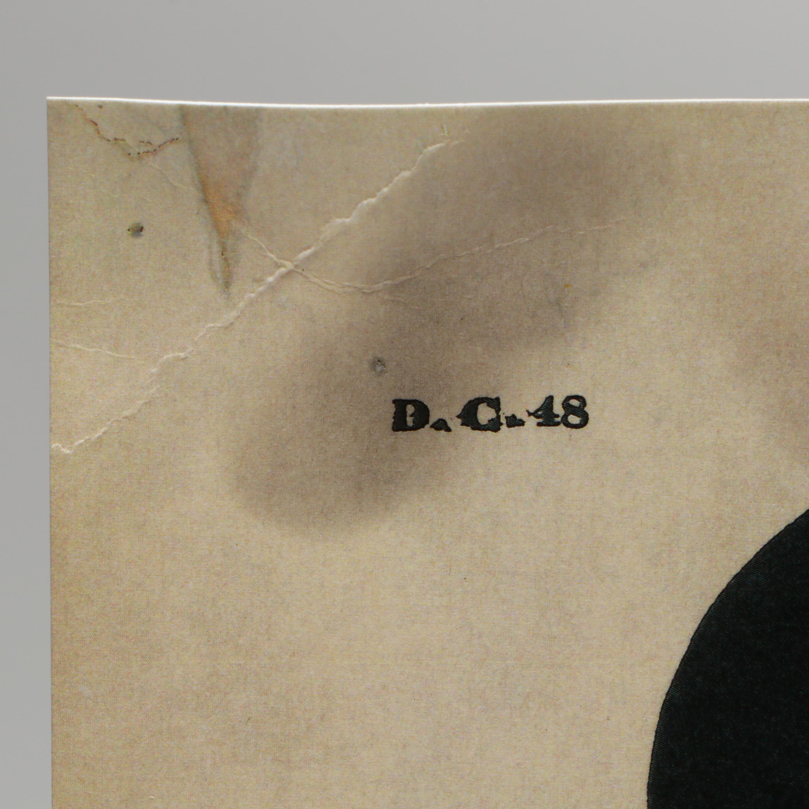 Prohibition Style Whisky Prescription Form with Reproduction Sign