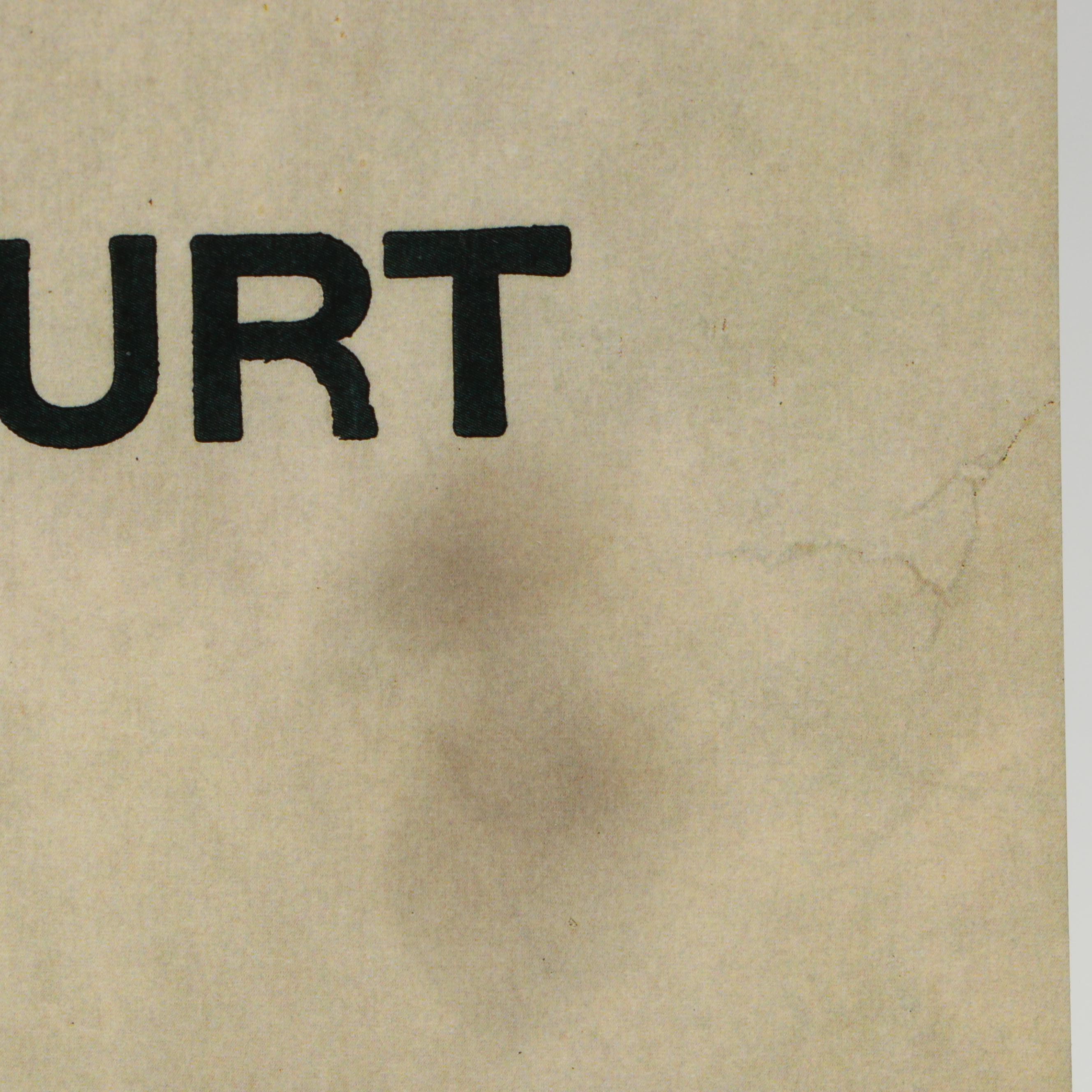 Prohibition Style Whisky Prescription Form with Reproduction Sign