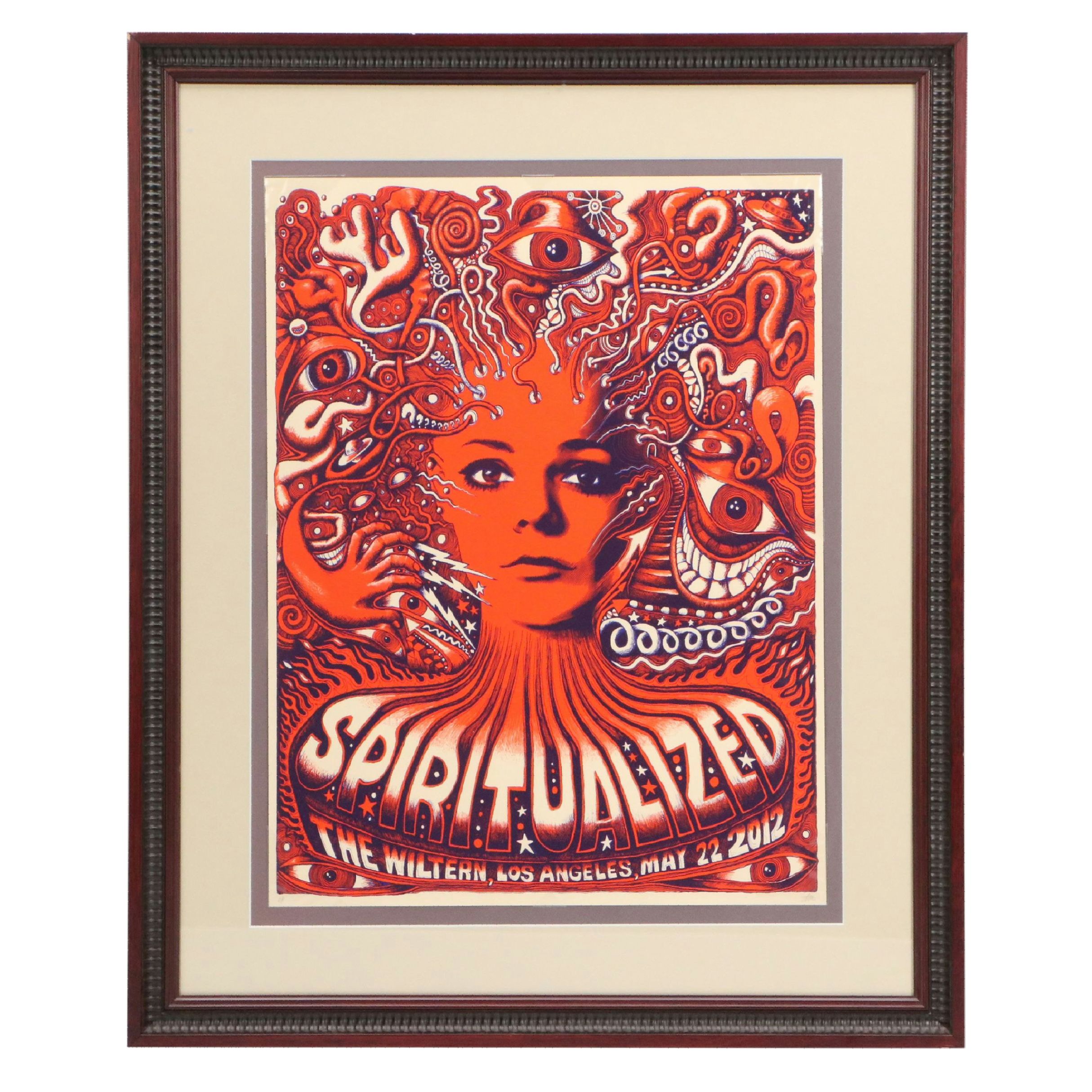 Spiritualized Serigraph Concert Poster, 2012