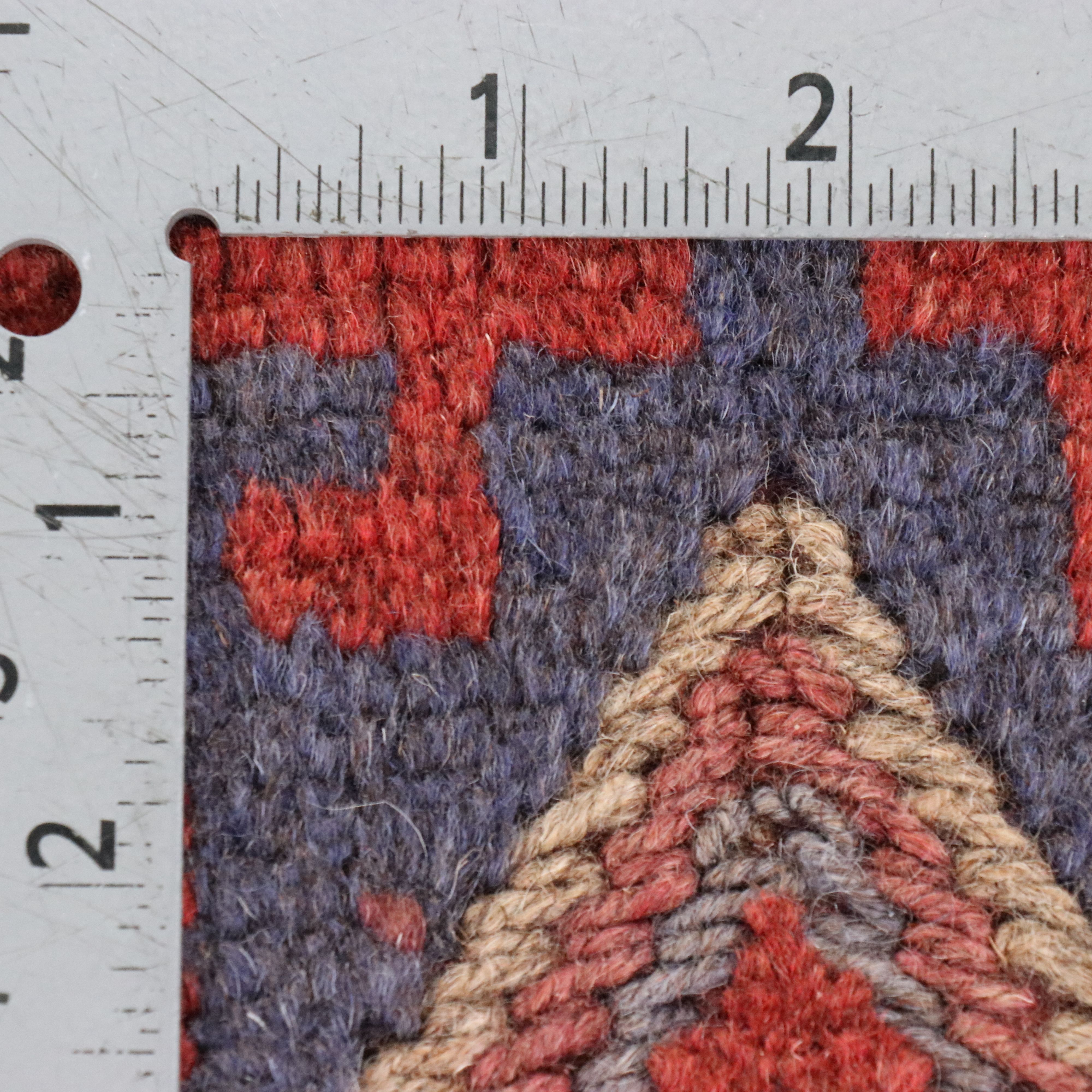 2'1 x 8'1 Hand-Knotted Afghan Mashwani Carpet Runner