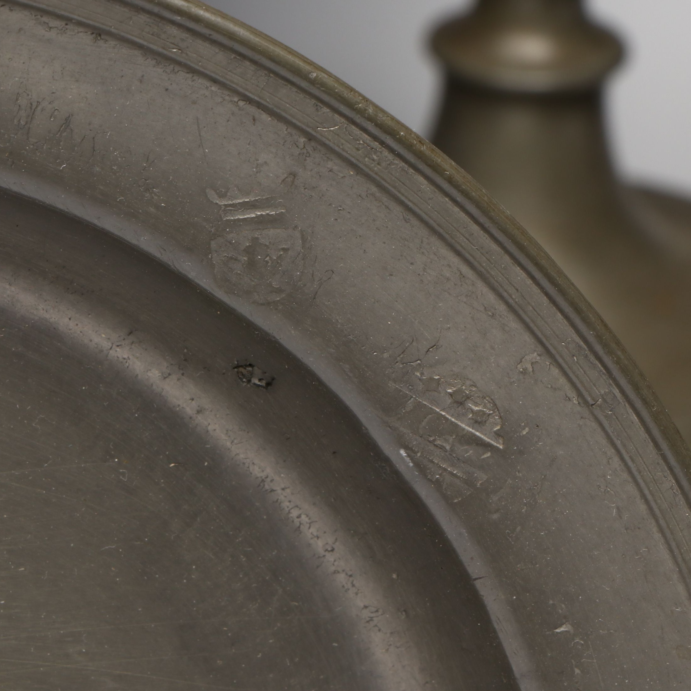 Stieff "Williamsburg", Kayserzinn and More Pewter Tableware and Candle Holders