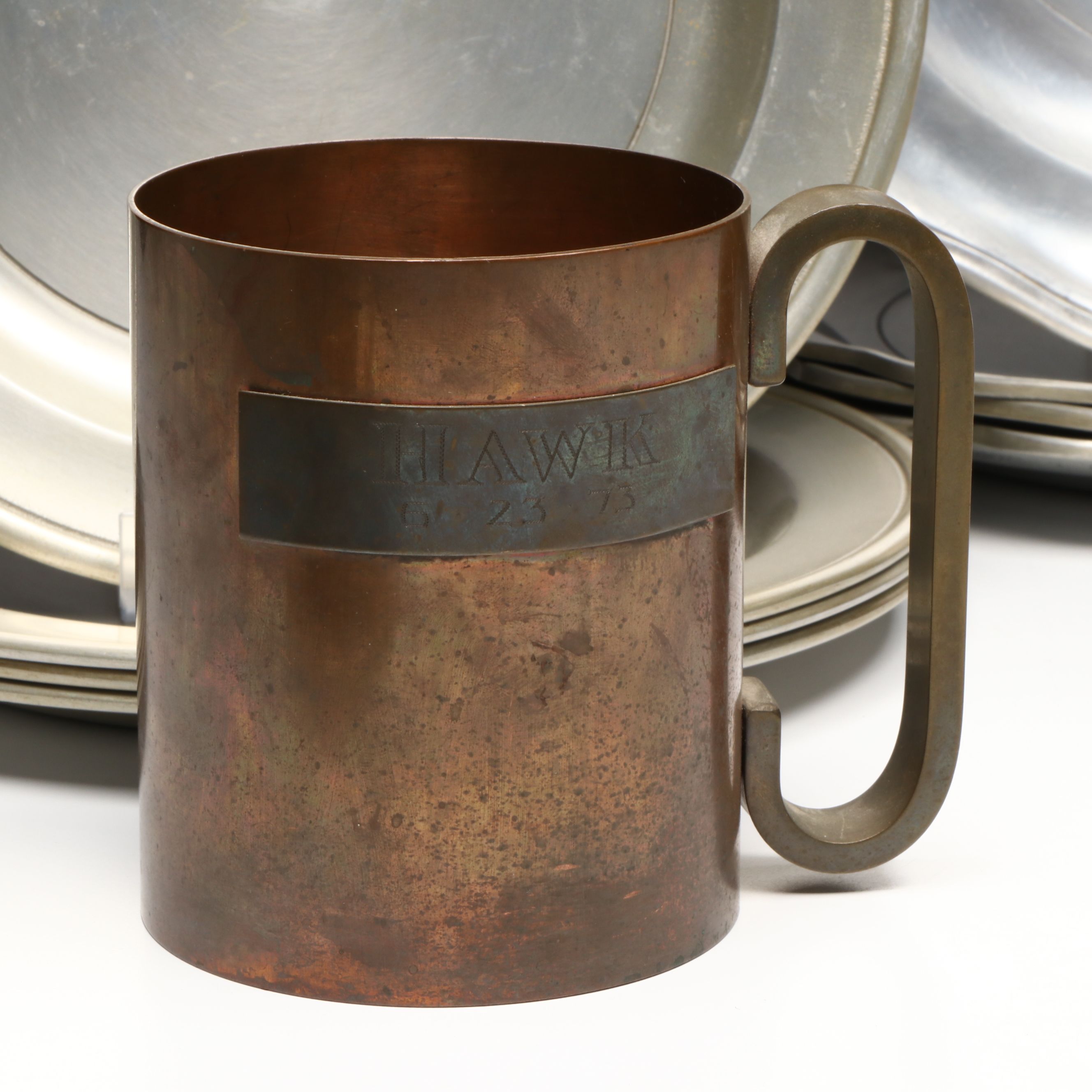Stieff "Williamsburg", Kayserzinn and More Pewter Tableware and Candle Holders