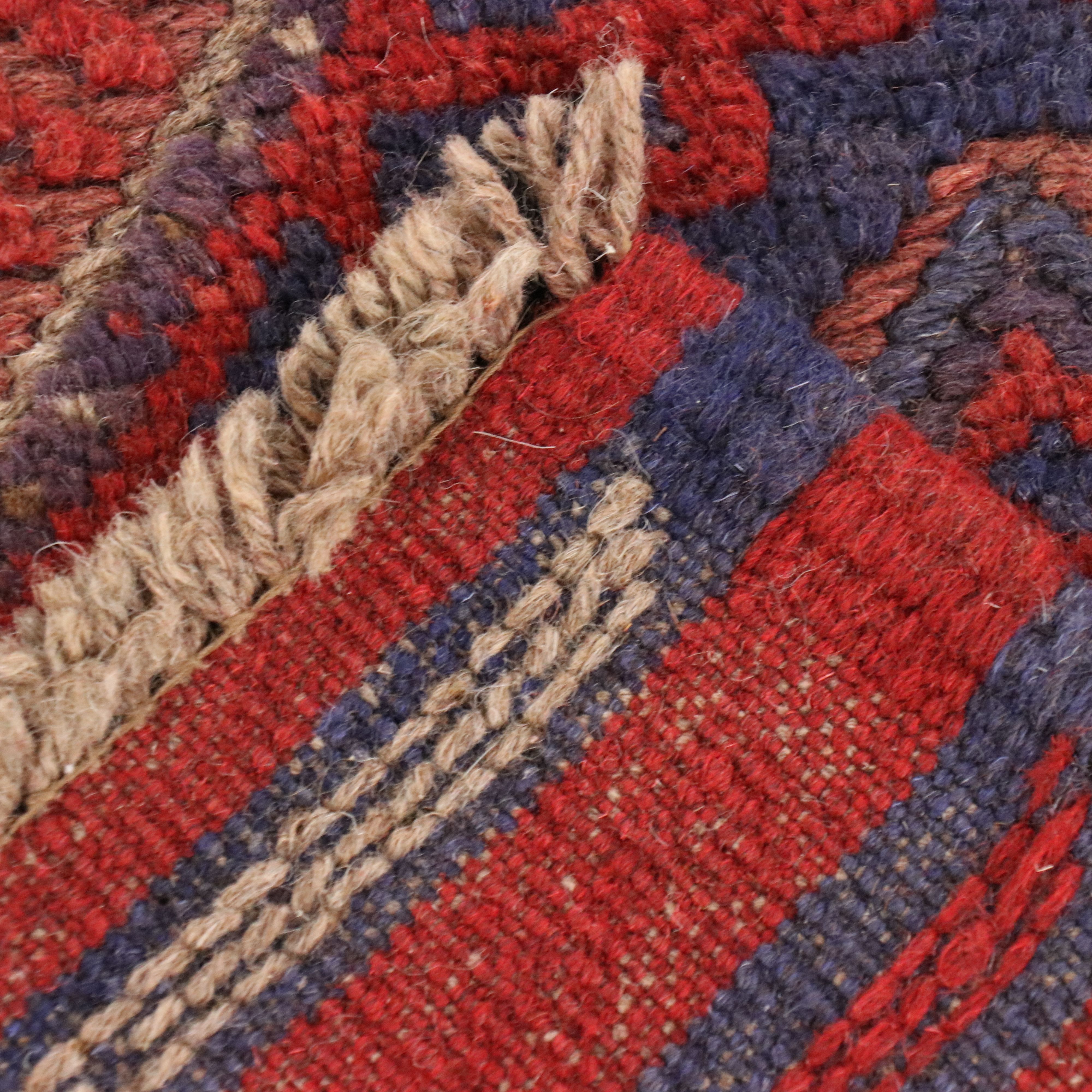 2' x 8' Hand-Knotted Afghan Mashwani Carpet Runner