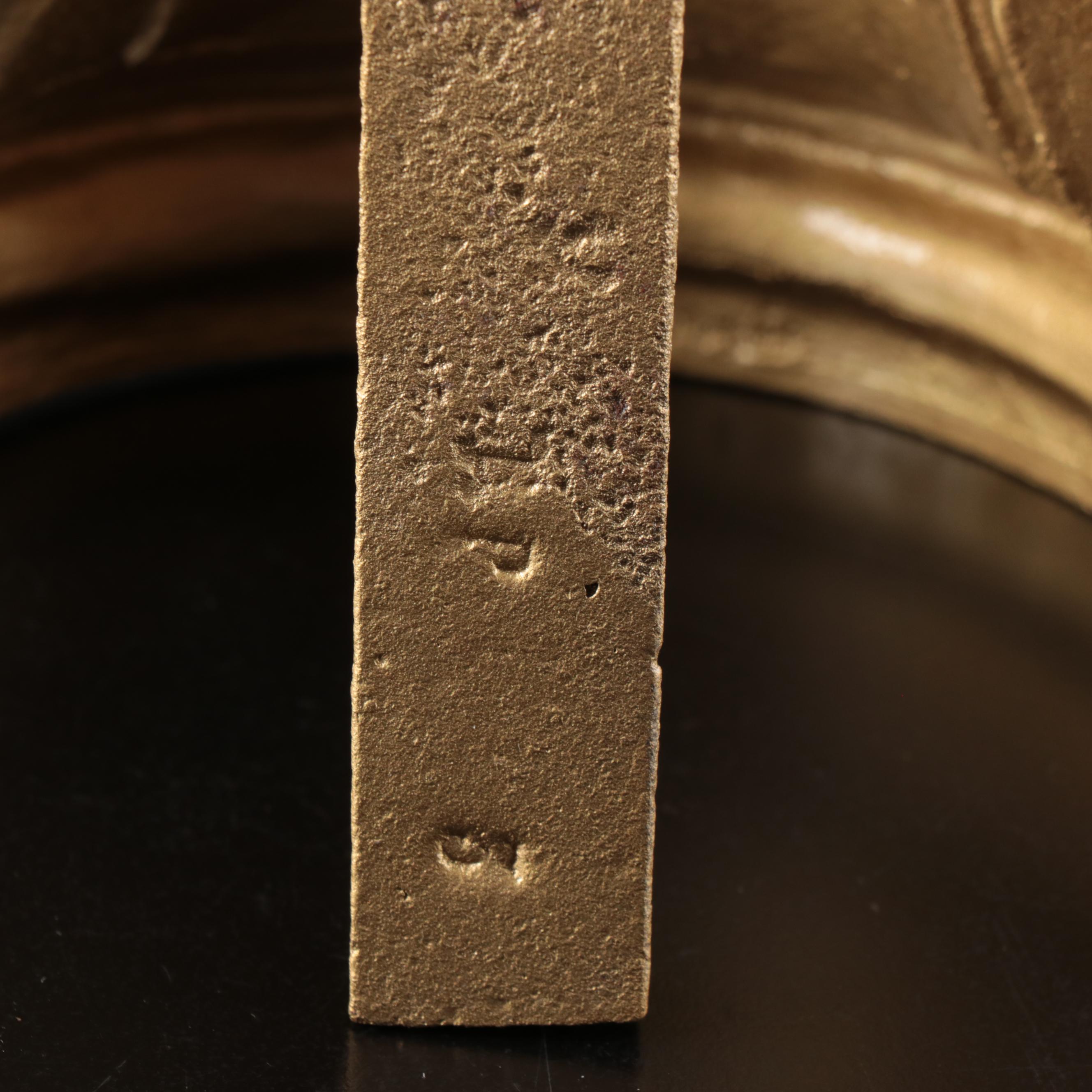 Louis XVI Style Brass Finish Metal Andiron