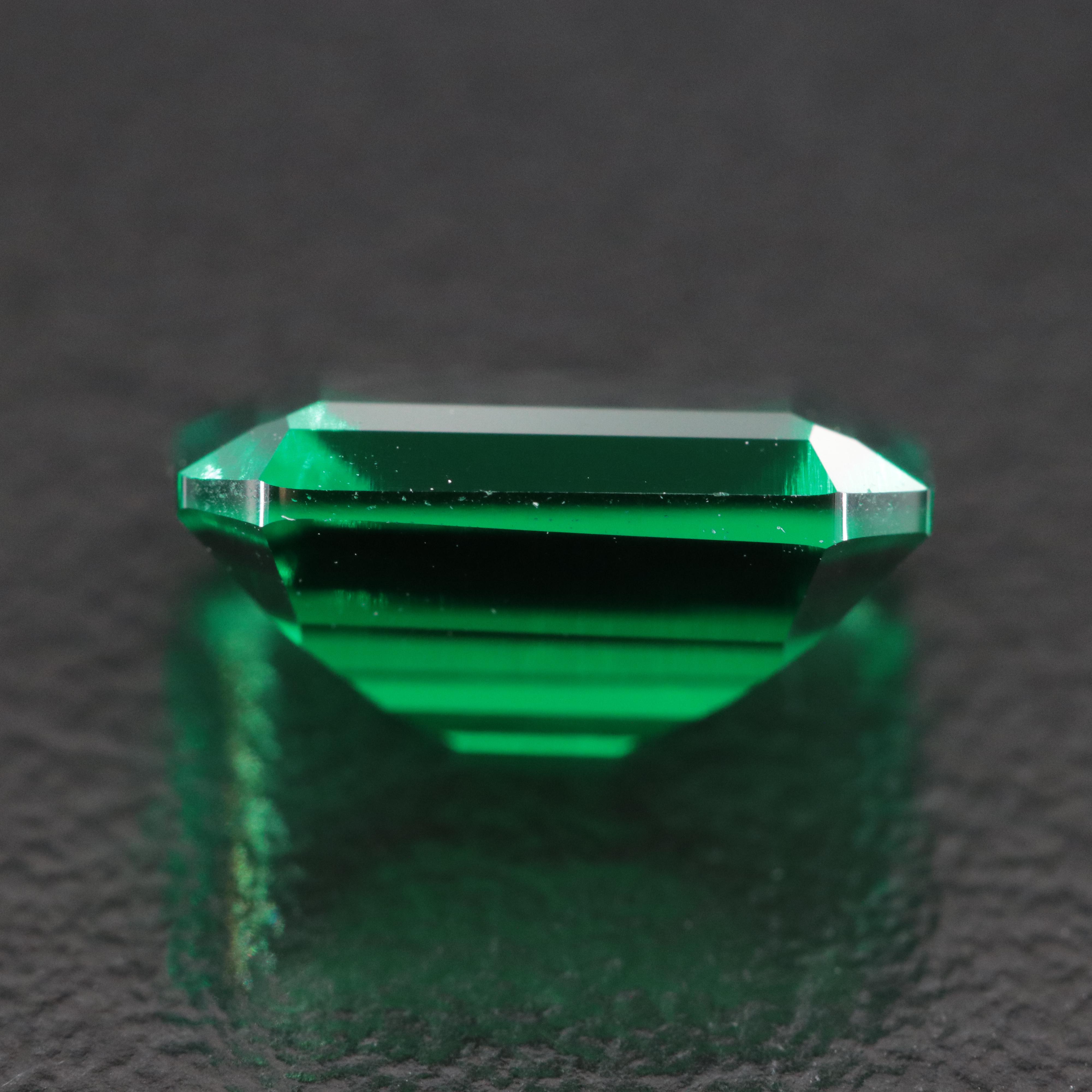 Loose 2.79 CT Lab Grown Emerald