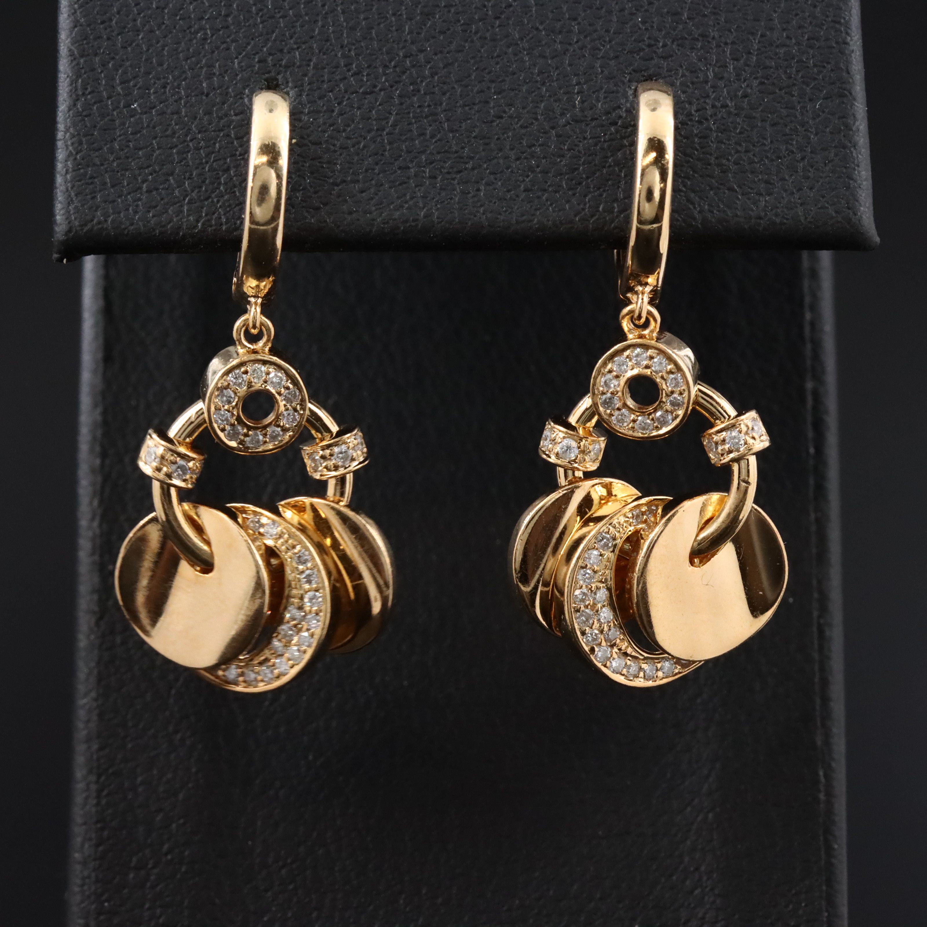 14K 0.25 CTW Diamond Drop Earrings