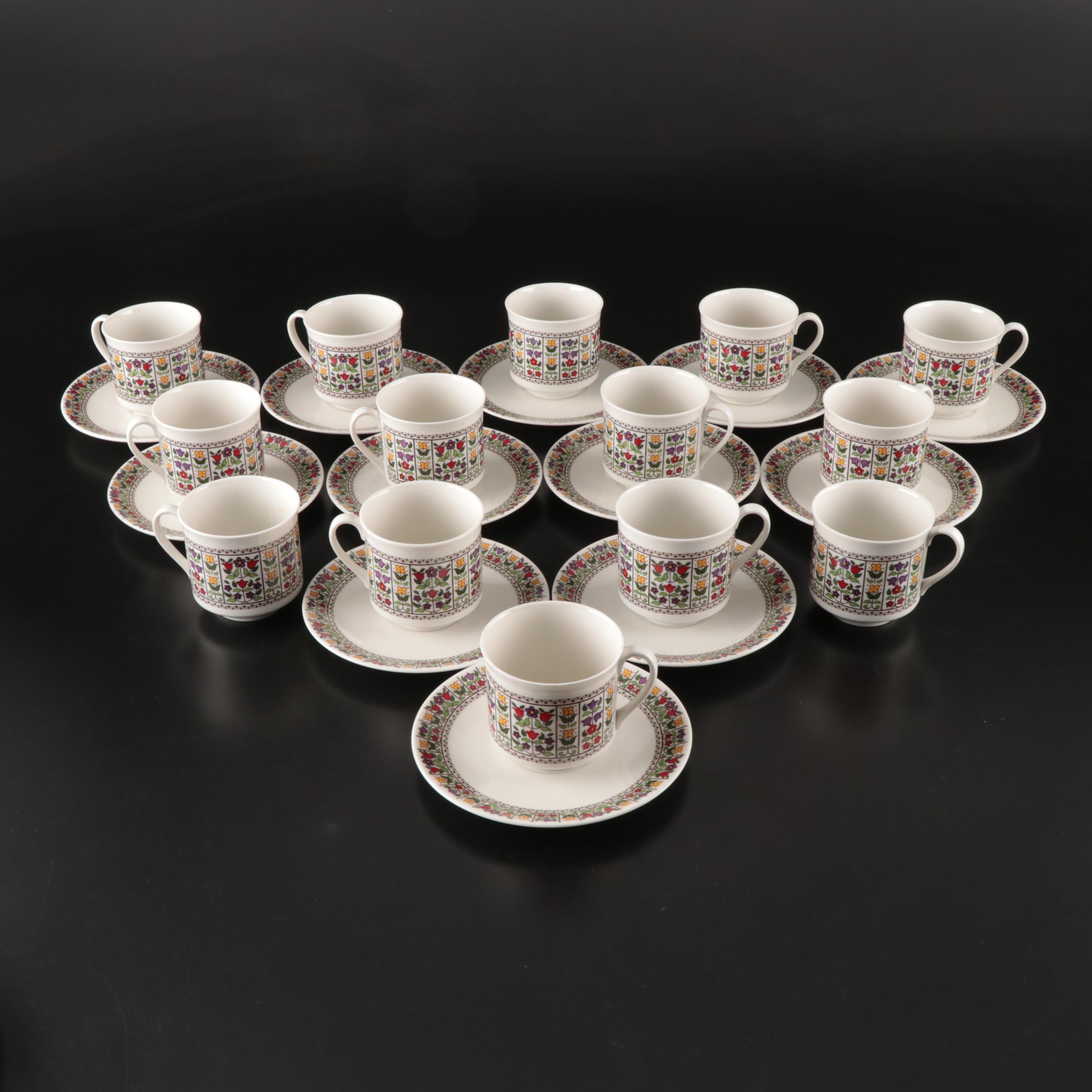 Royal Doulton "Fireglow" Covered Casserole Dish and More Dinnerware, 1971-1982