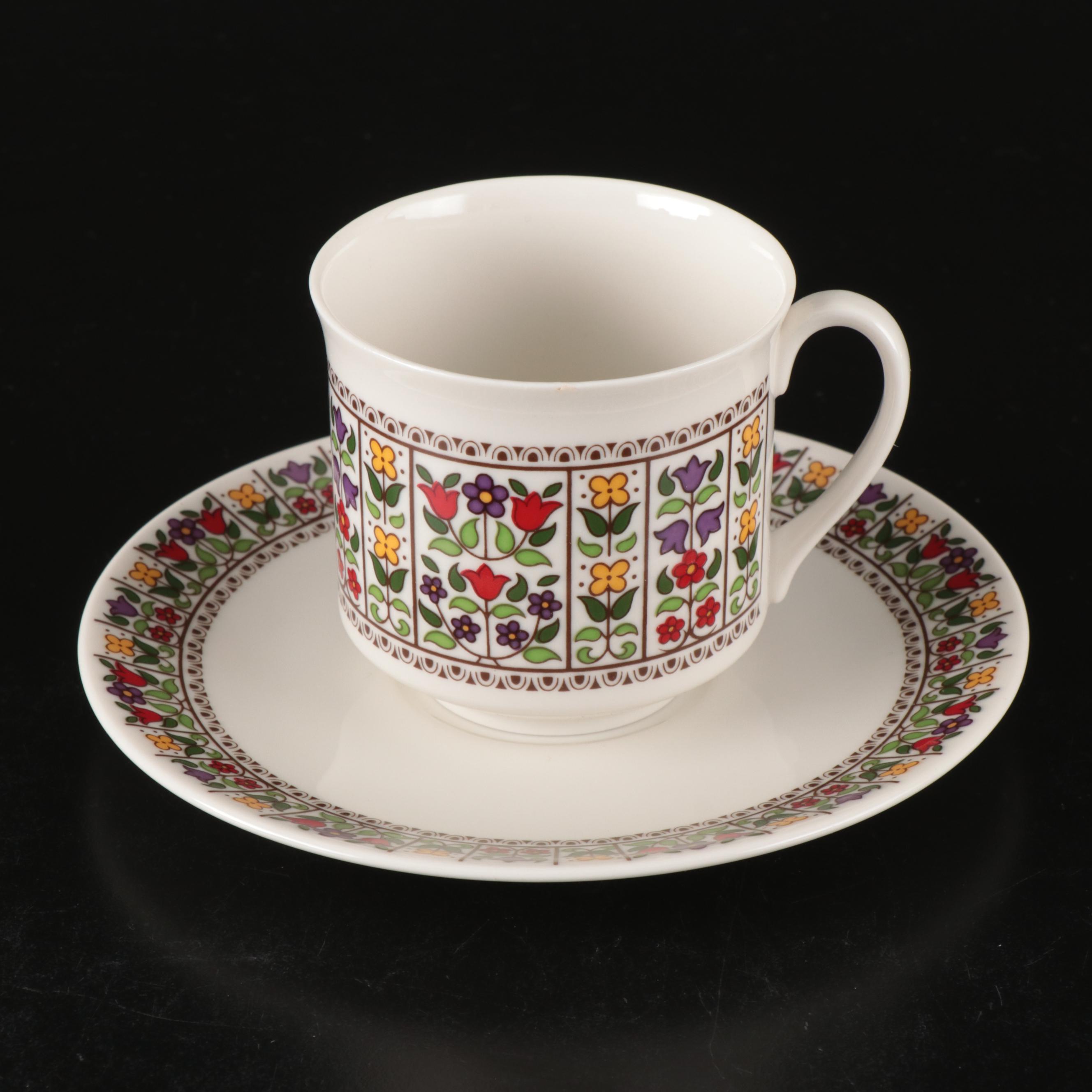 Royal Doulton "Fireglow" Covered Casserole Dish and More Dinnerware, 1971-1982