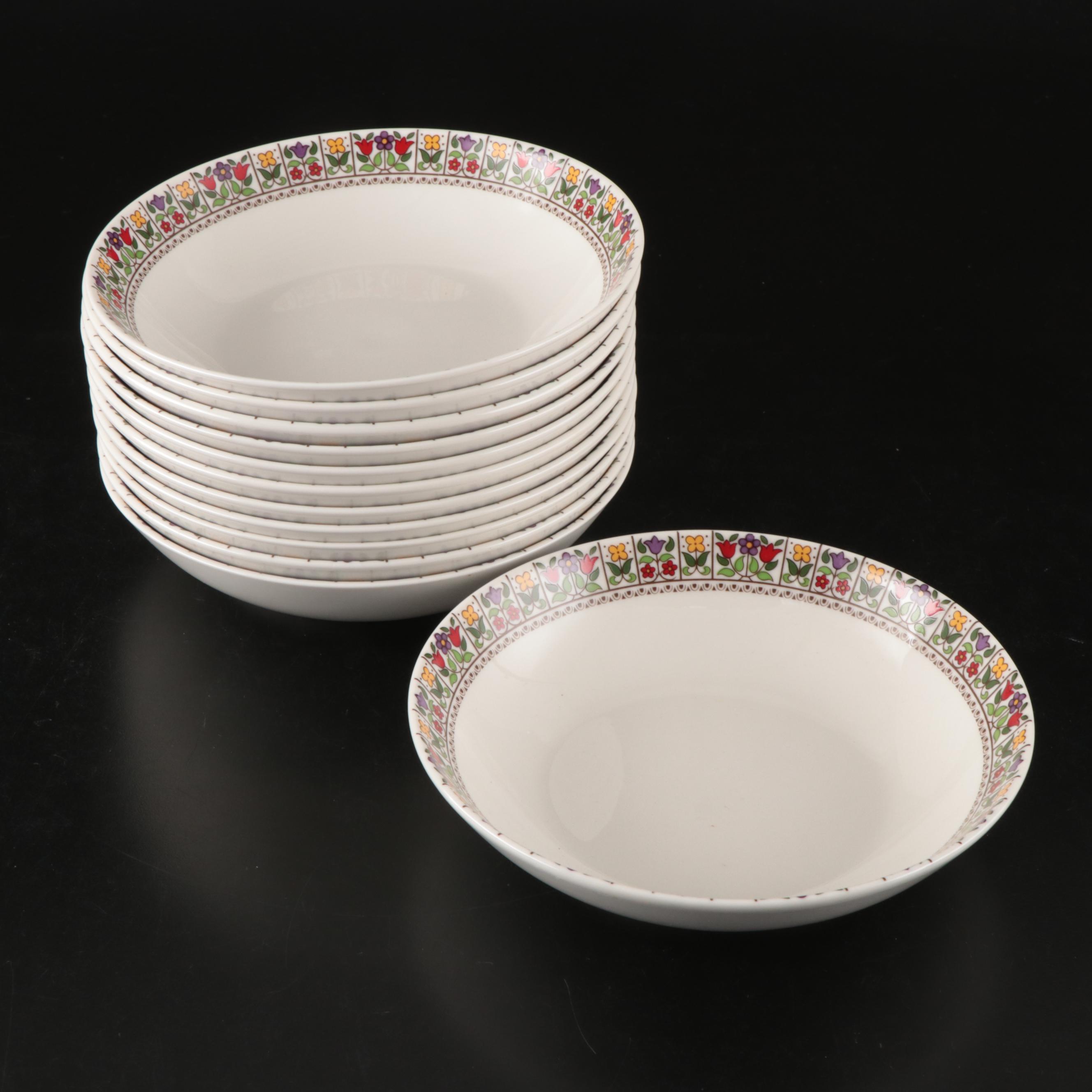 Royal Doulton "Fireglow" Covered Casserole Dish and More Dinnerware, 1971-1982