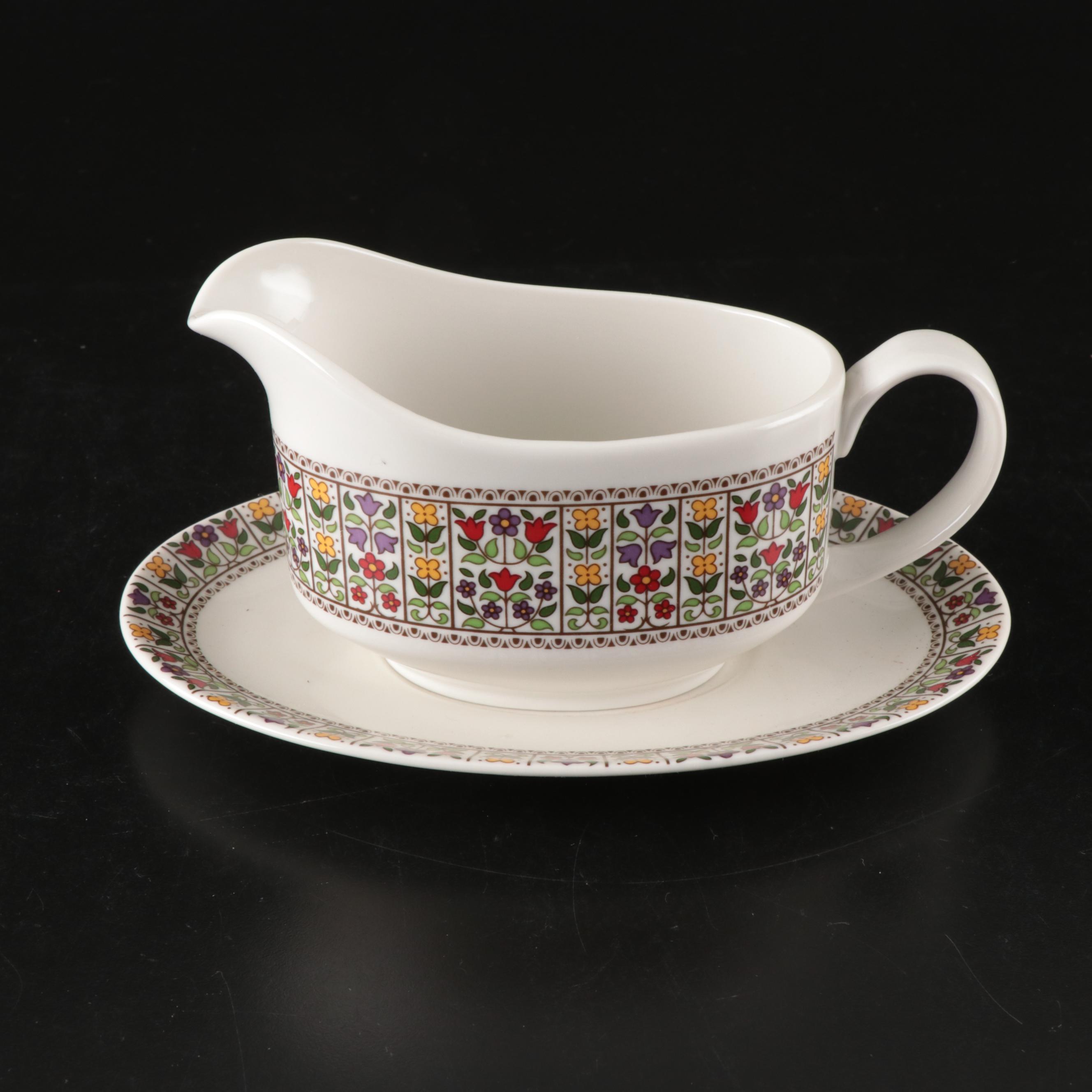 Royal Doulton "Fireglow" Covered Casserole Dish and More Dinnerware, 1971-1982