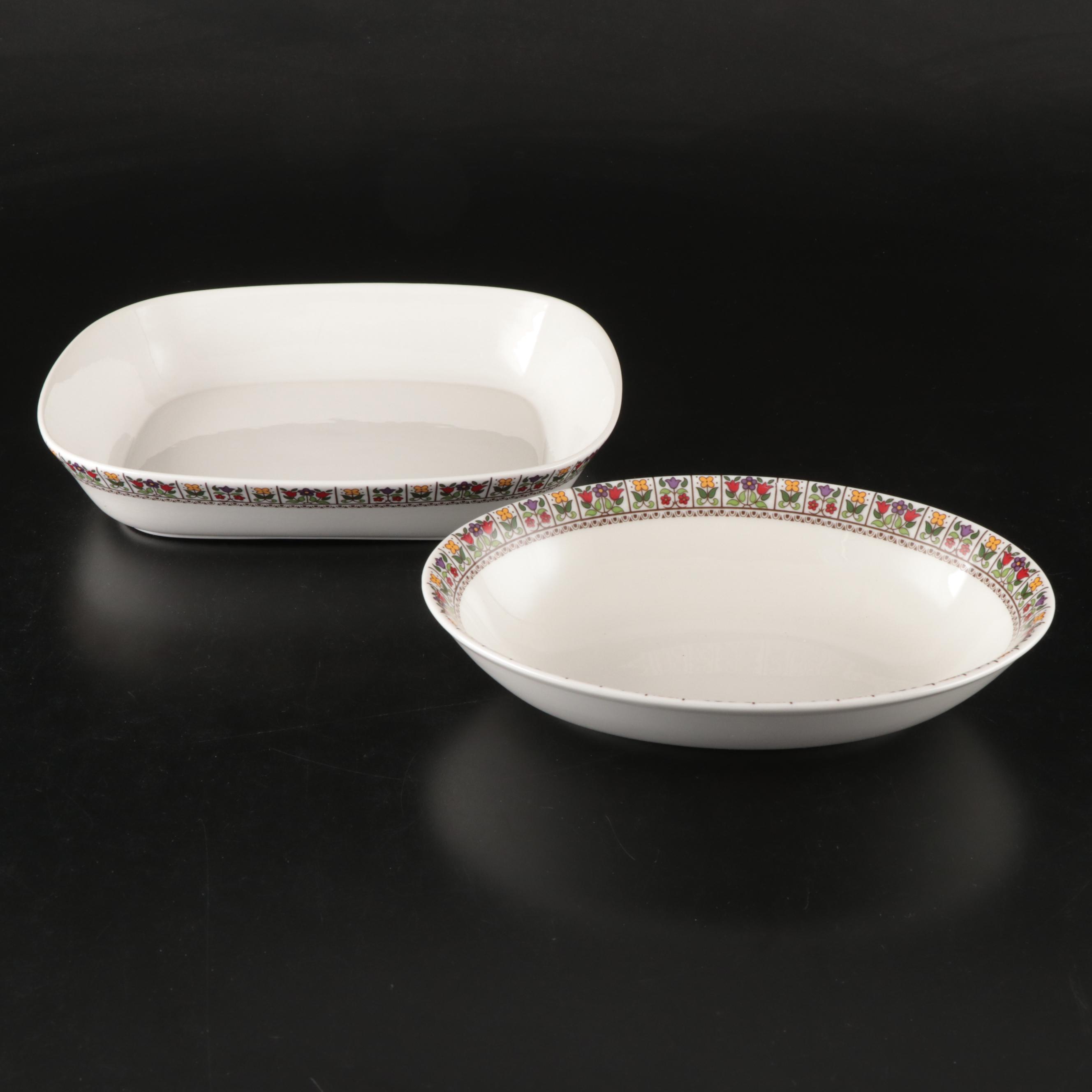 Royal Doulton "Fireglow" Covered Casserole Dish and More Dinnerware, 1971-1982