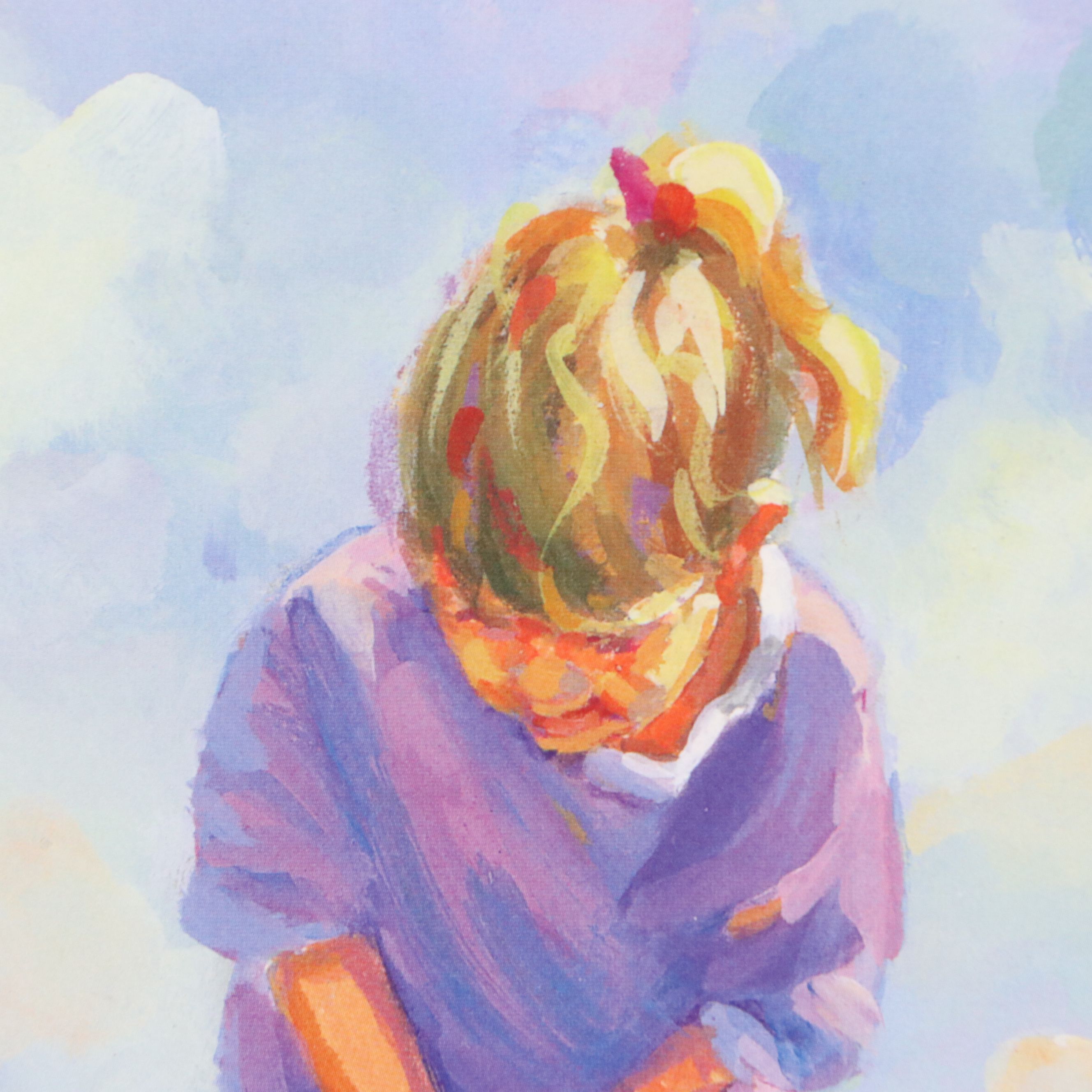 Lucelle Raad Serigraph "Little Putter"