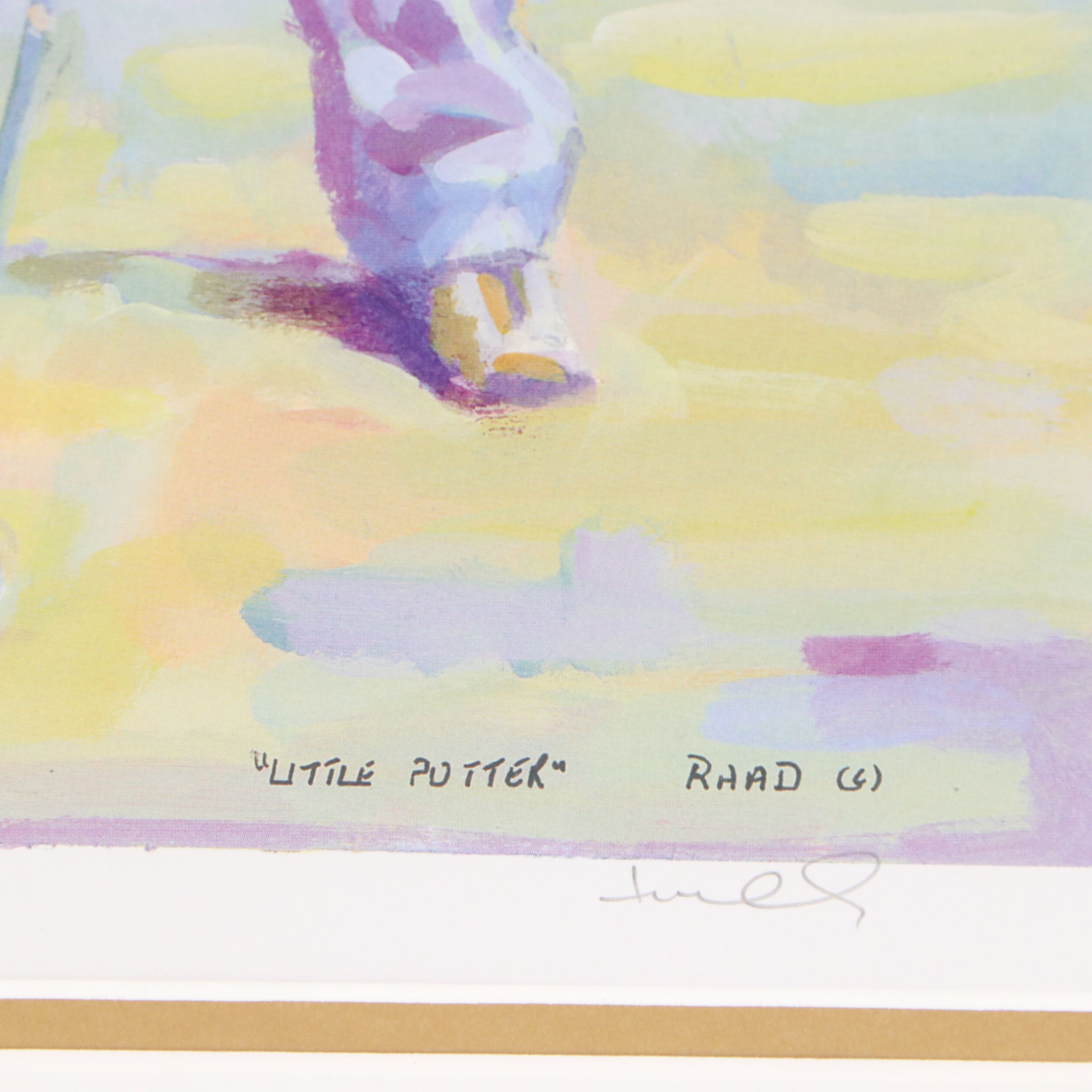 Lucelle Raad Serigraph "Little Putter"