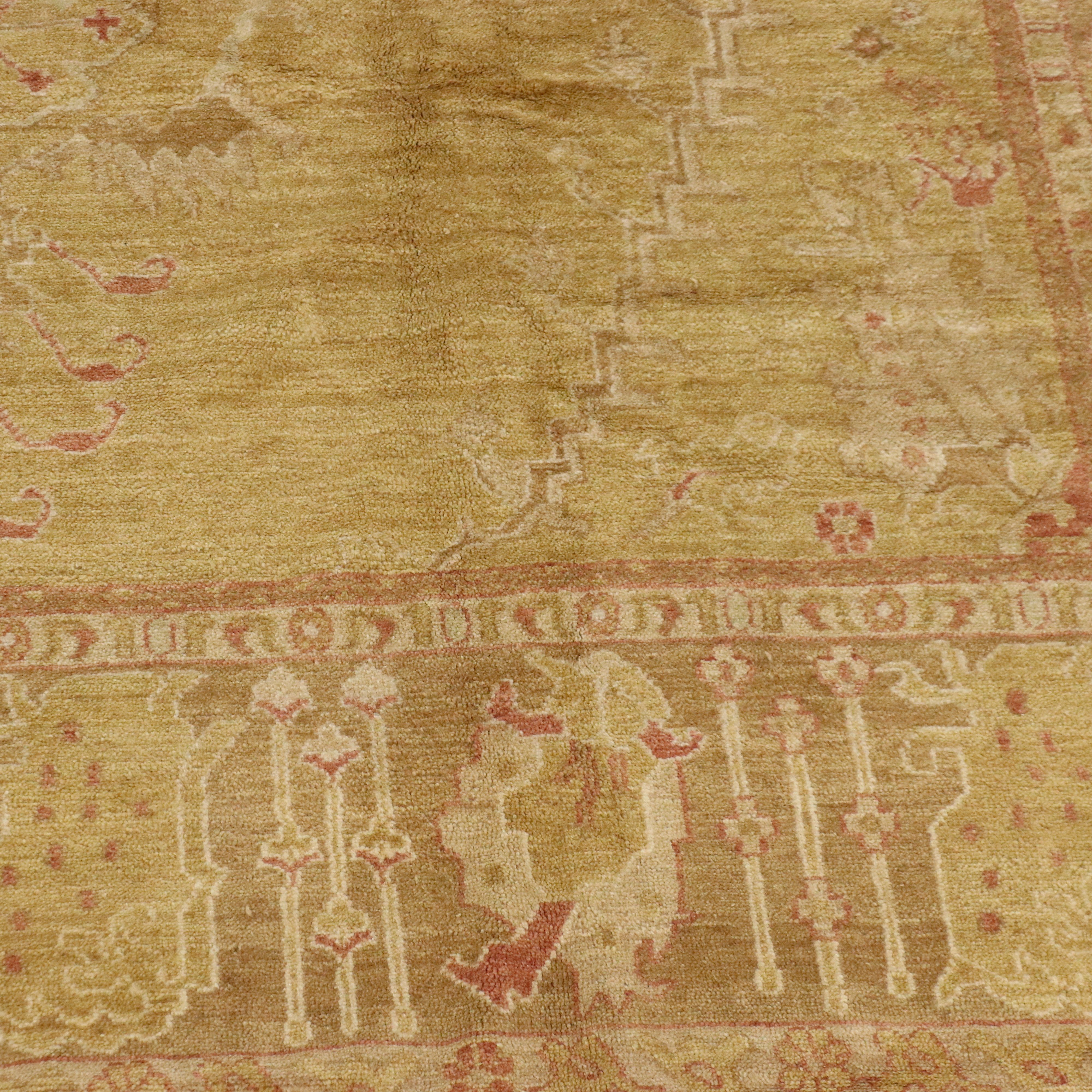 9'10 x 14'1 Hand-Knotted Pakistani Peshawar Area Rug