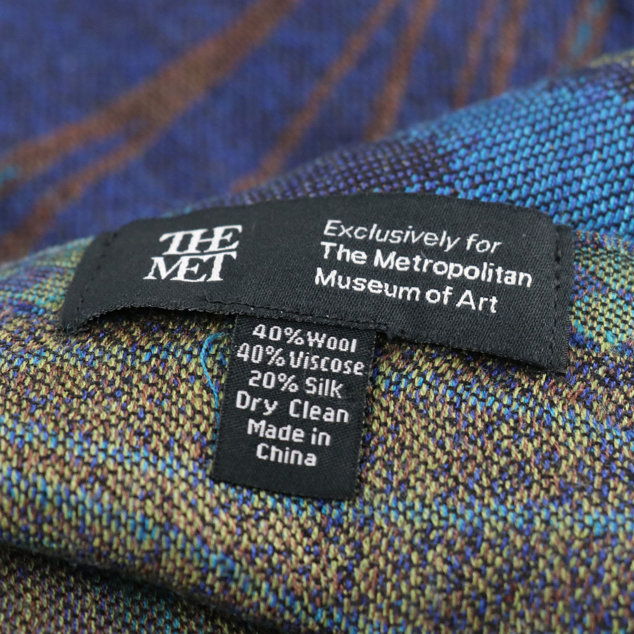 The Met Wool and Silk Blend with Pashmina and Other Fringe Scarves