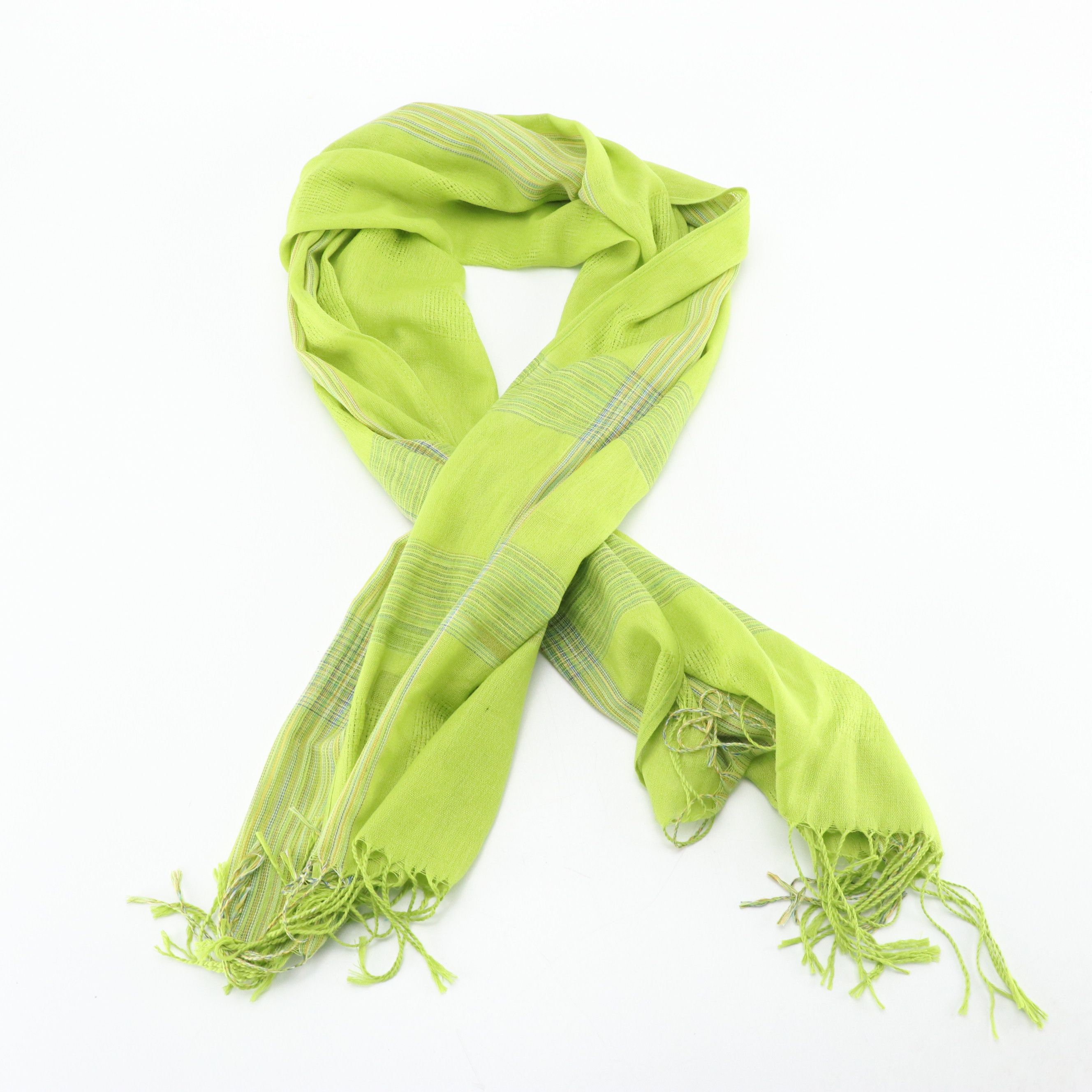 The Met Wool and Silk Blend with Pashmina and Other Fringe Scarves