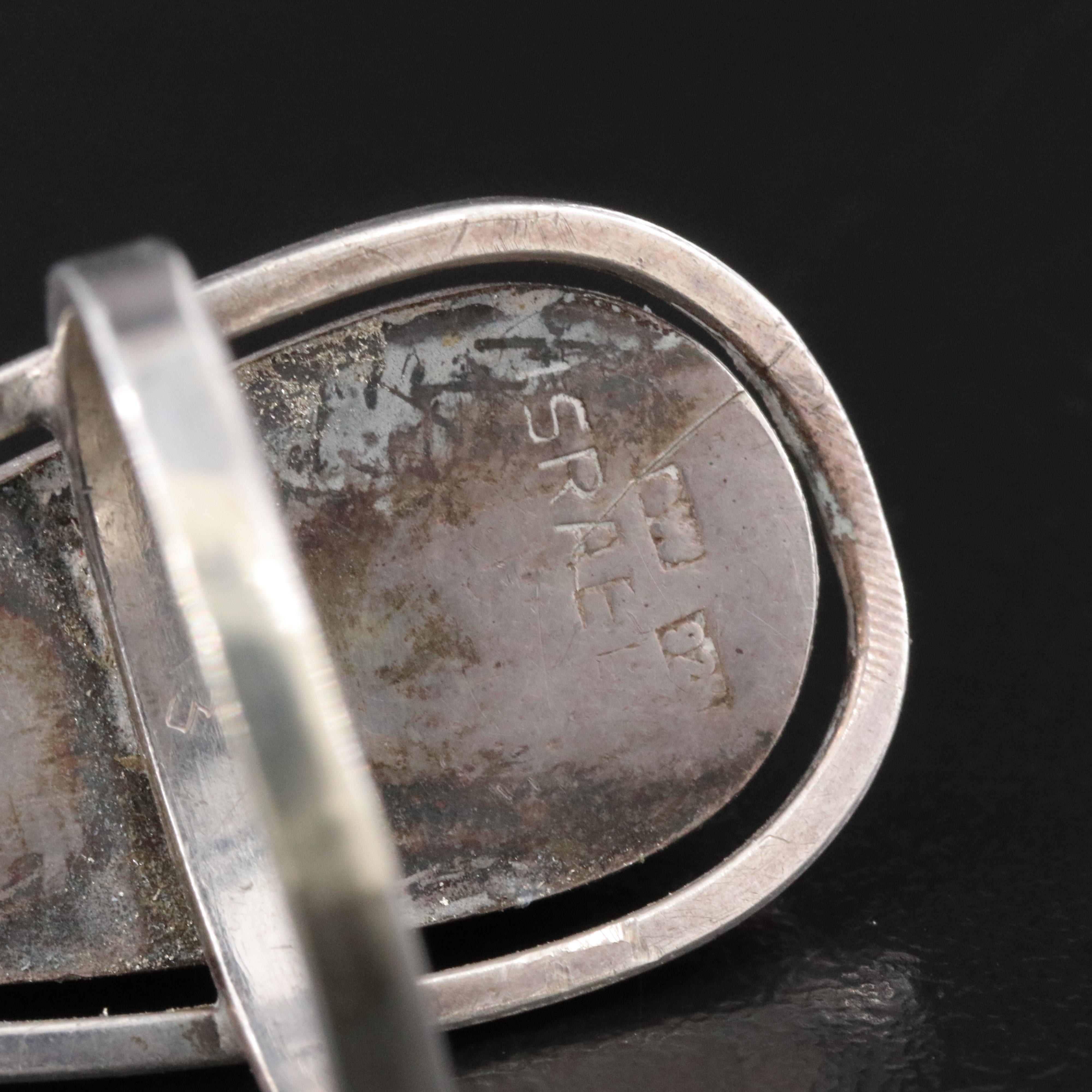 Israeli Sterling Eilat Stone Ring