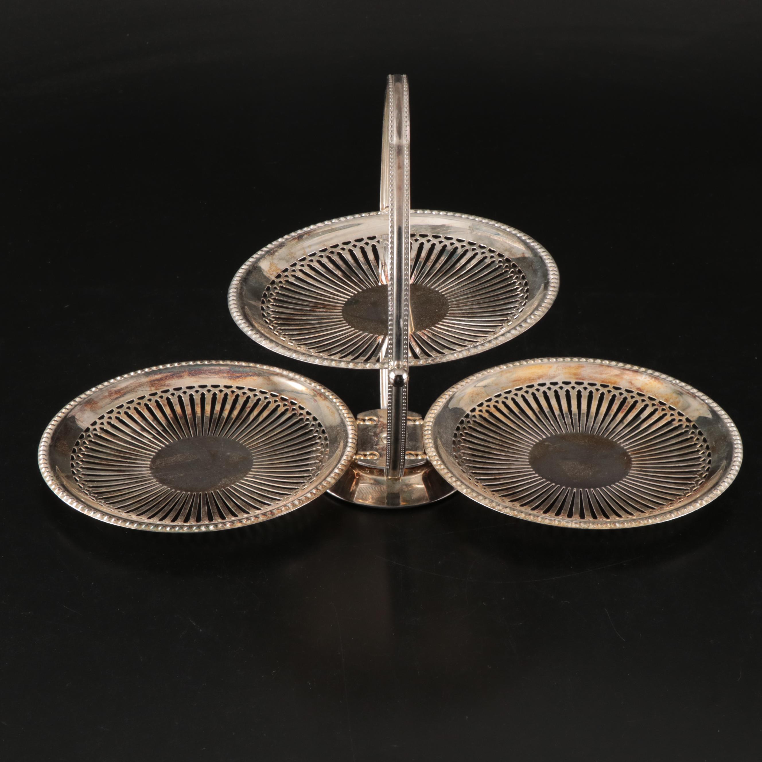 Gorham, Wallace, and More Silver Plate Tableware with Stainless Steel Goblets