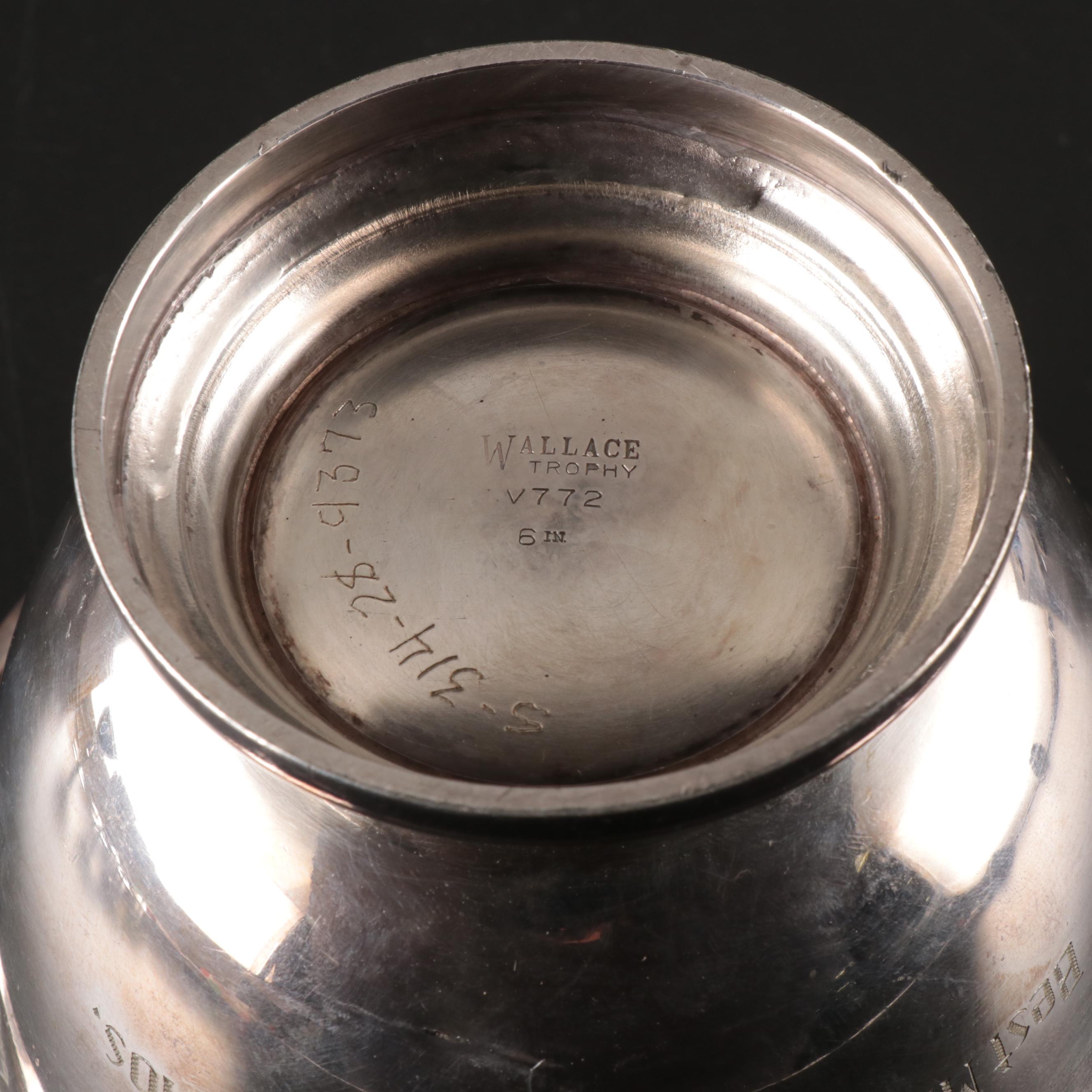 Gorham, Wallace, and More Silver Plate Tableware with Stainless Steel Goblets