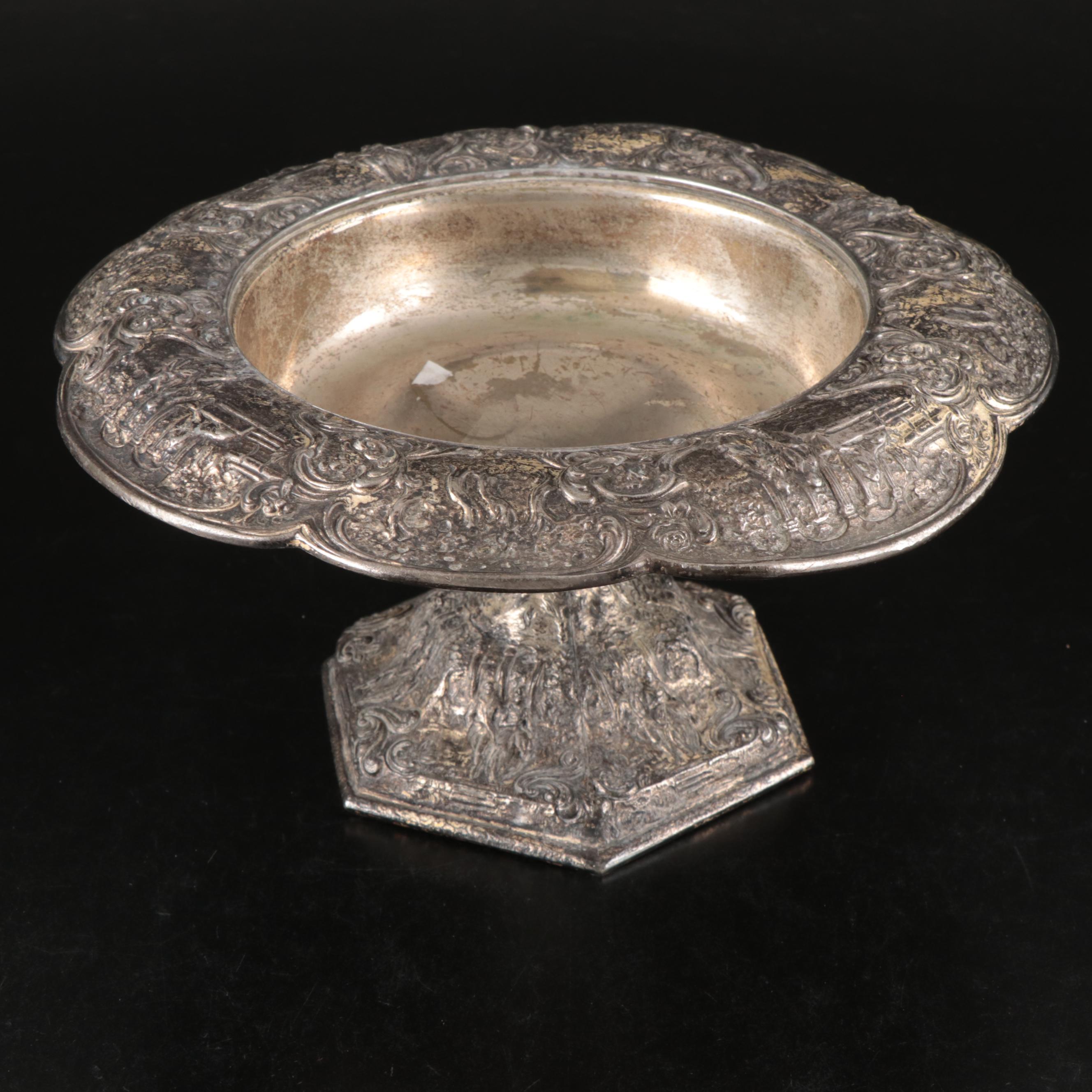 Gorham, Wallace, and More Silver Plate Tableware with Stainless Steel Goblets