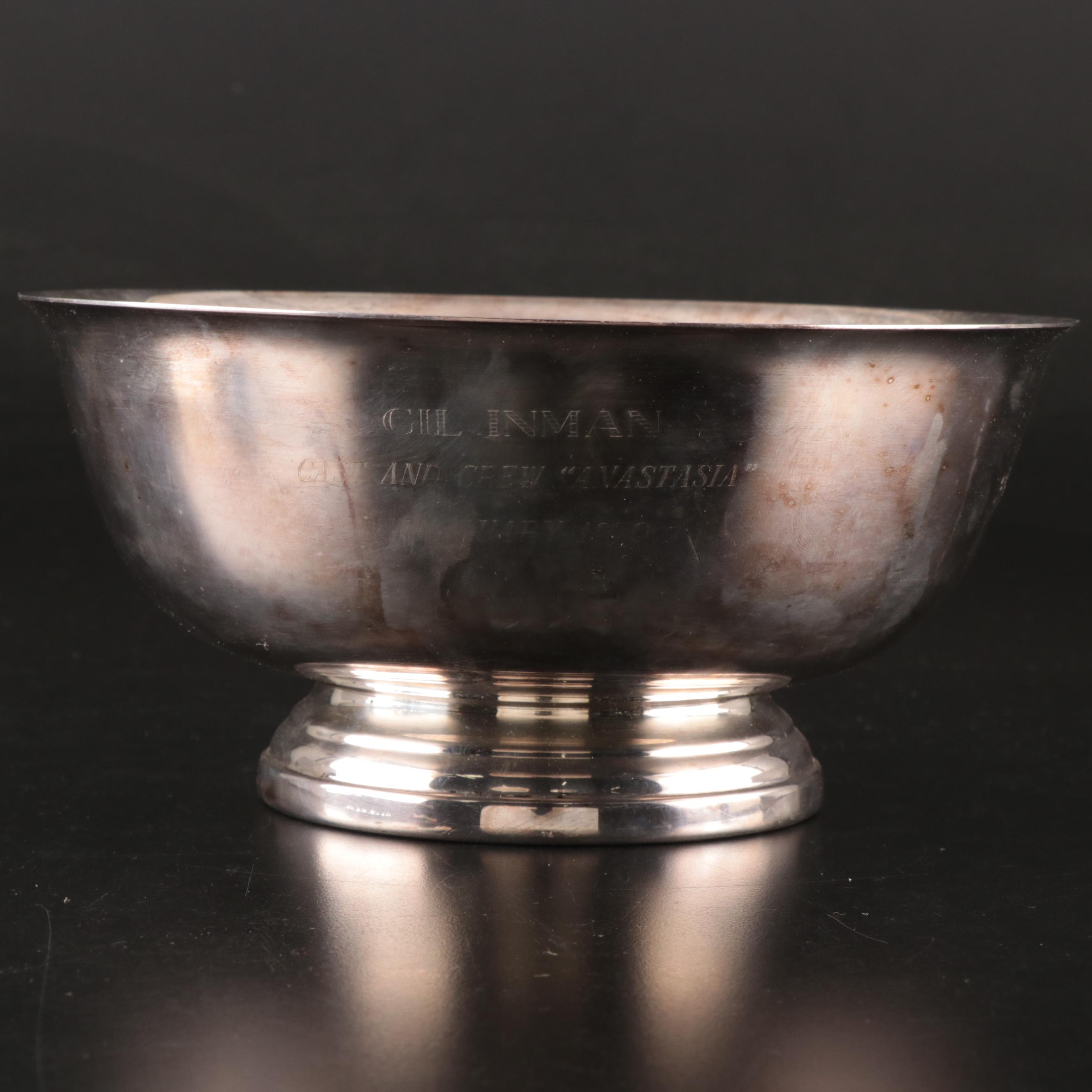 Gorham, Wallace, and More Silver Plate Tableware with Stainless Steel Goblets