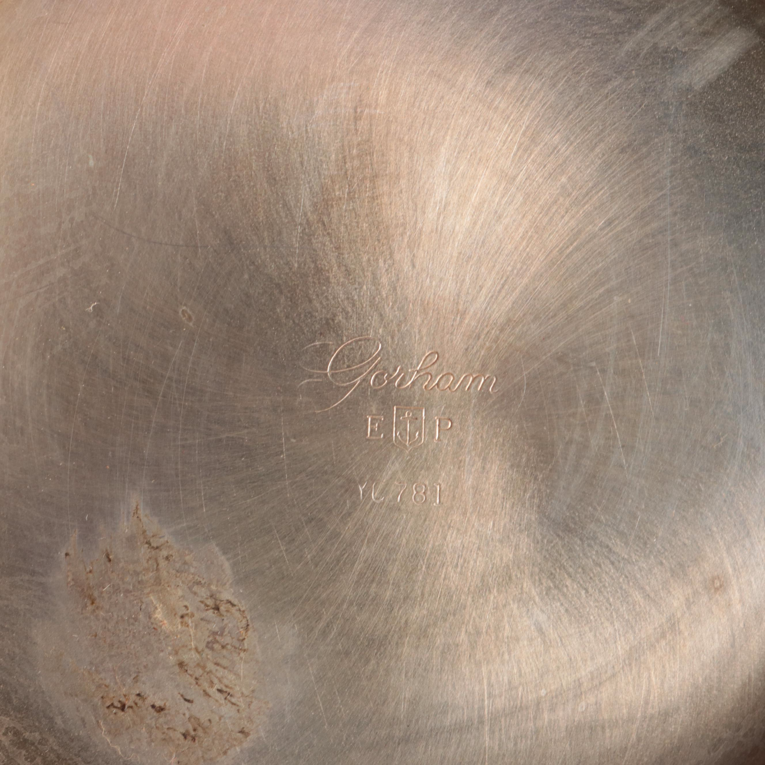 Gorham, Wallace, and More Silver Plate Tableware with Stainless Steel Goblets