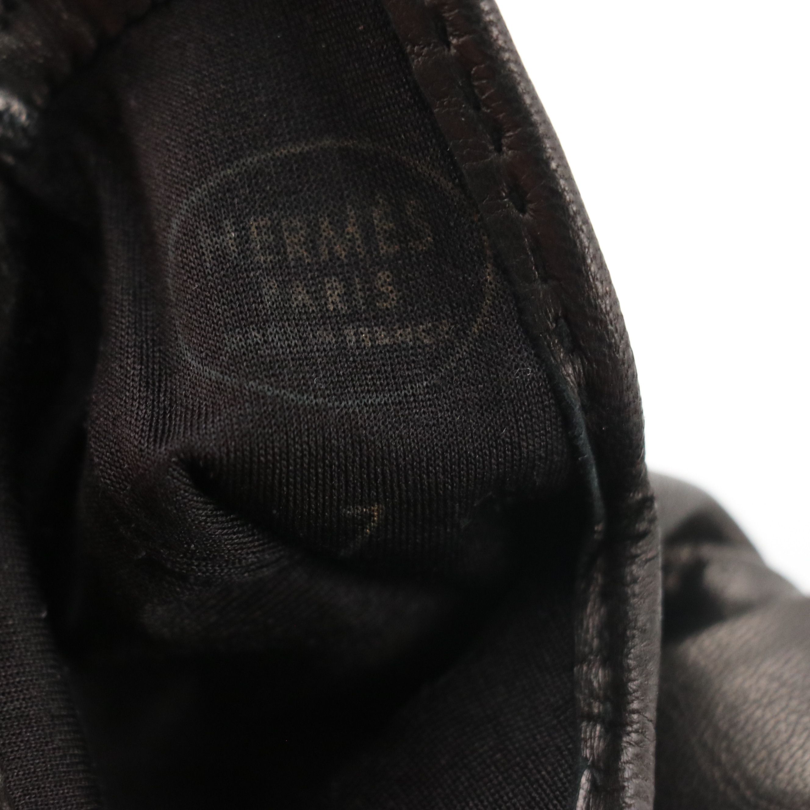 Hermès Studded Lambskin Leather Gloves