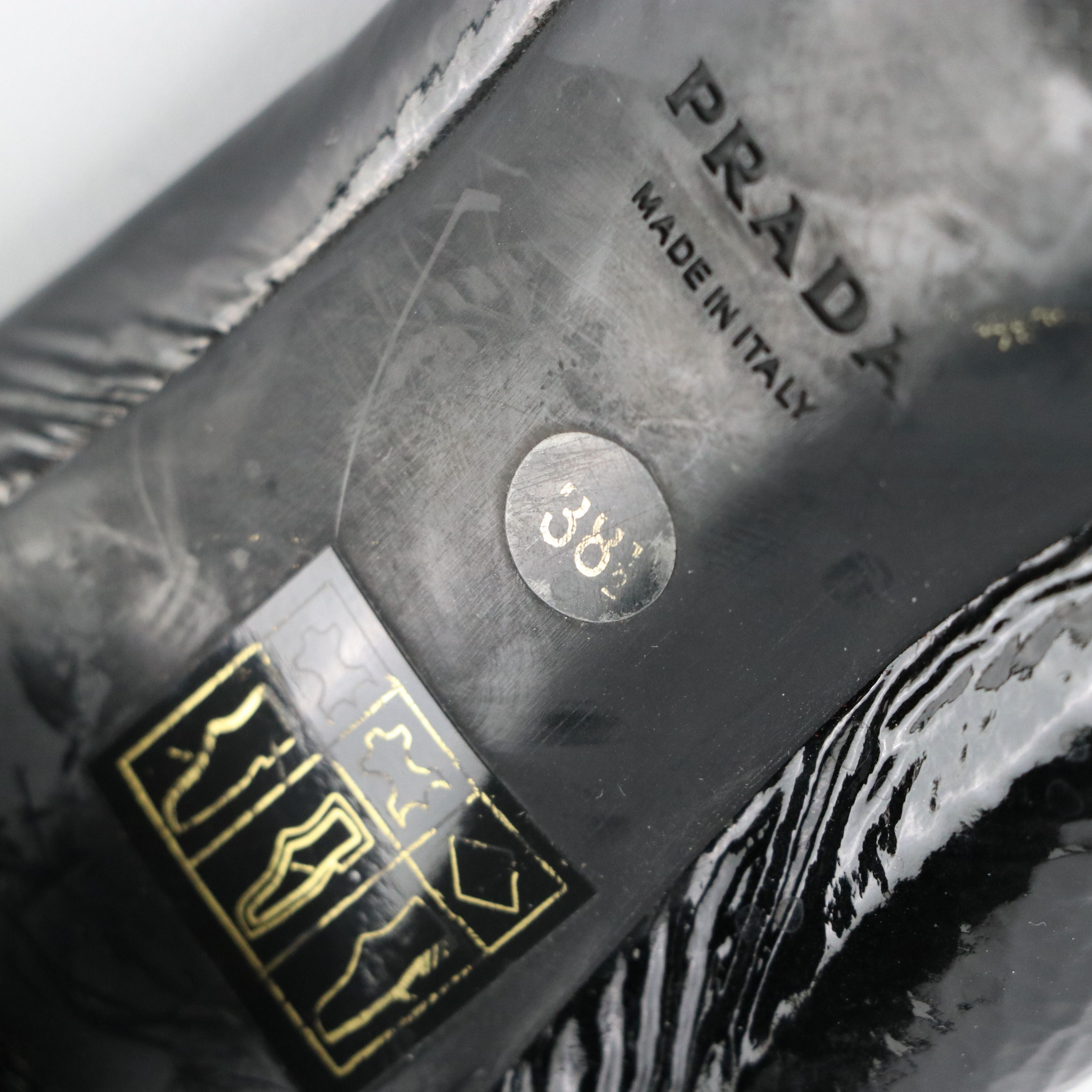 Prada Sport Buckle Pumps in Patent Leather