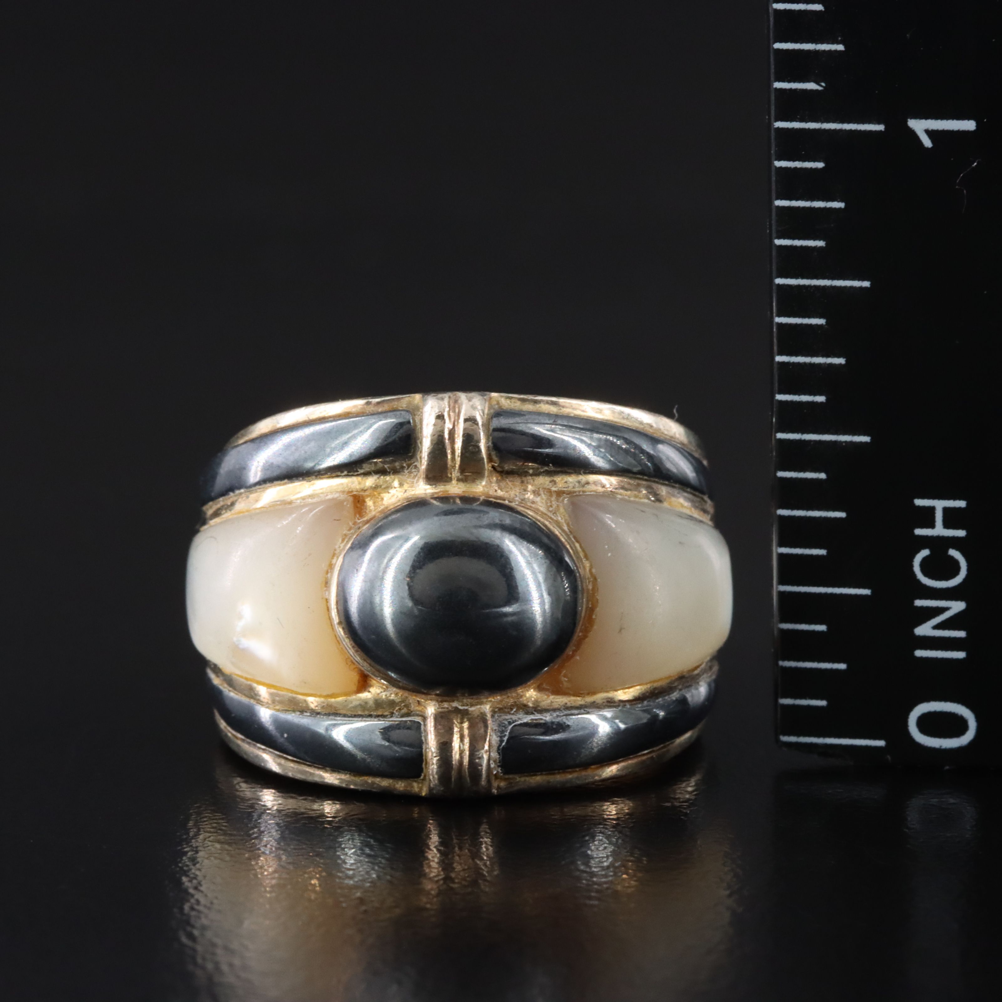 Patricia Von Musulin & Mabé Pearl Sterling Earrings with Kai-Yin Lo Ring