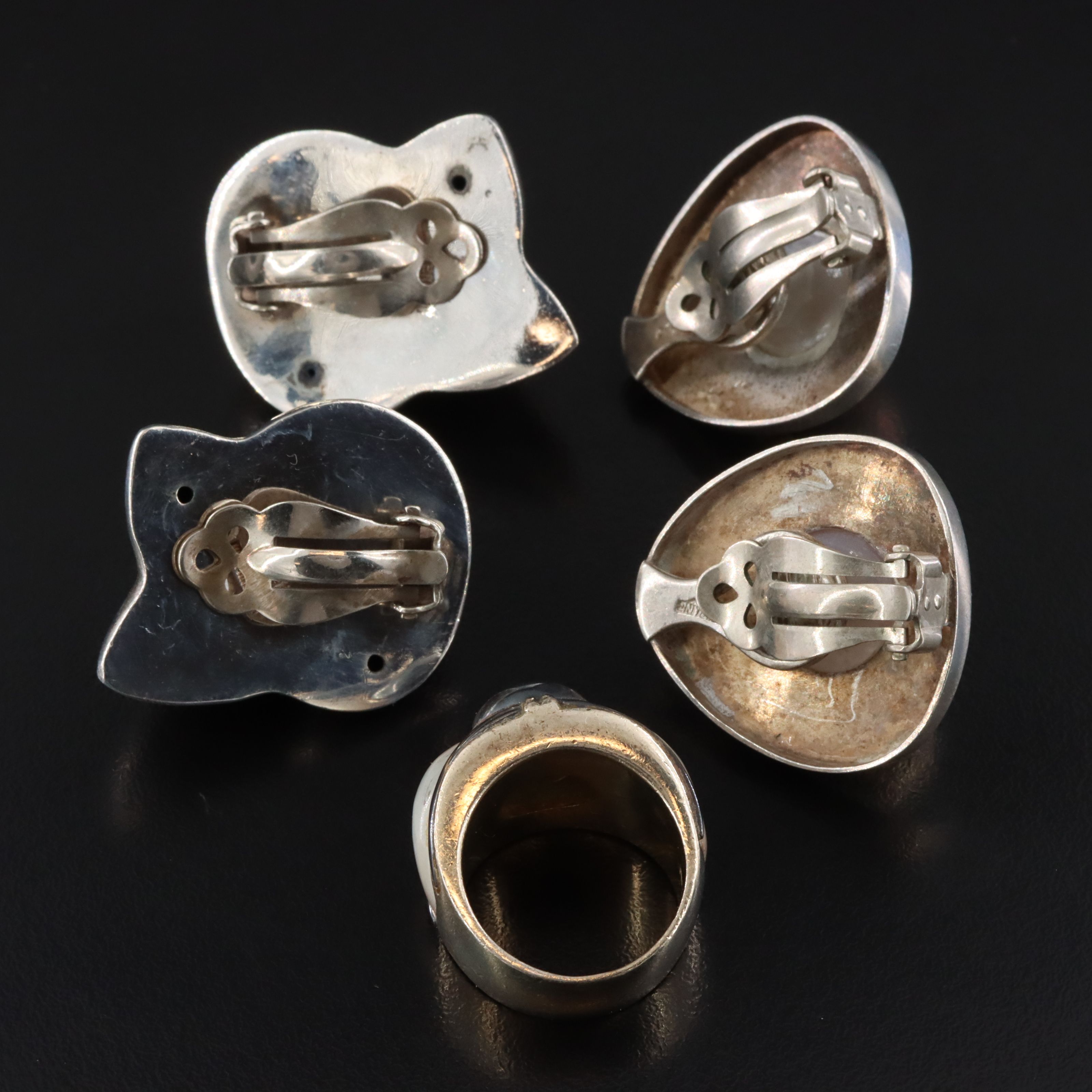 Patricia Von Musulin & Mabé Pearl Sterling Earrings with Kai-Yin Lo Ring