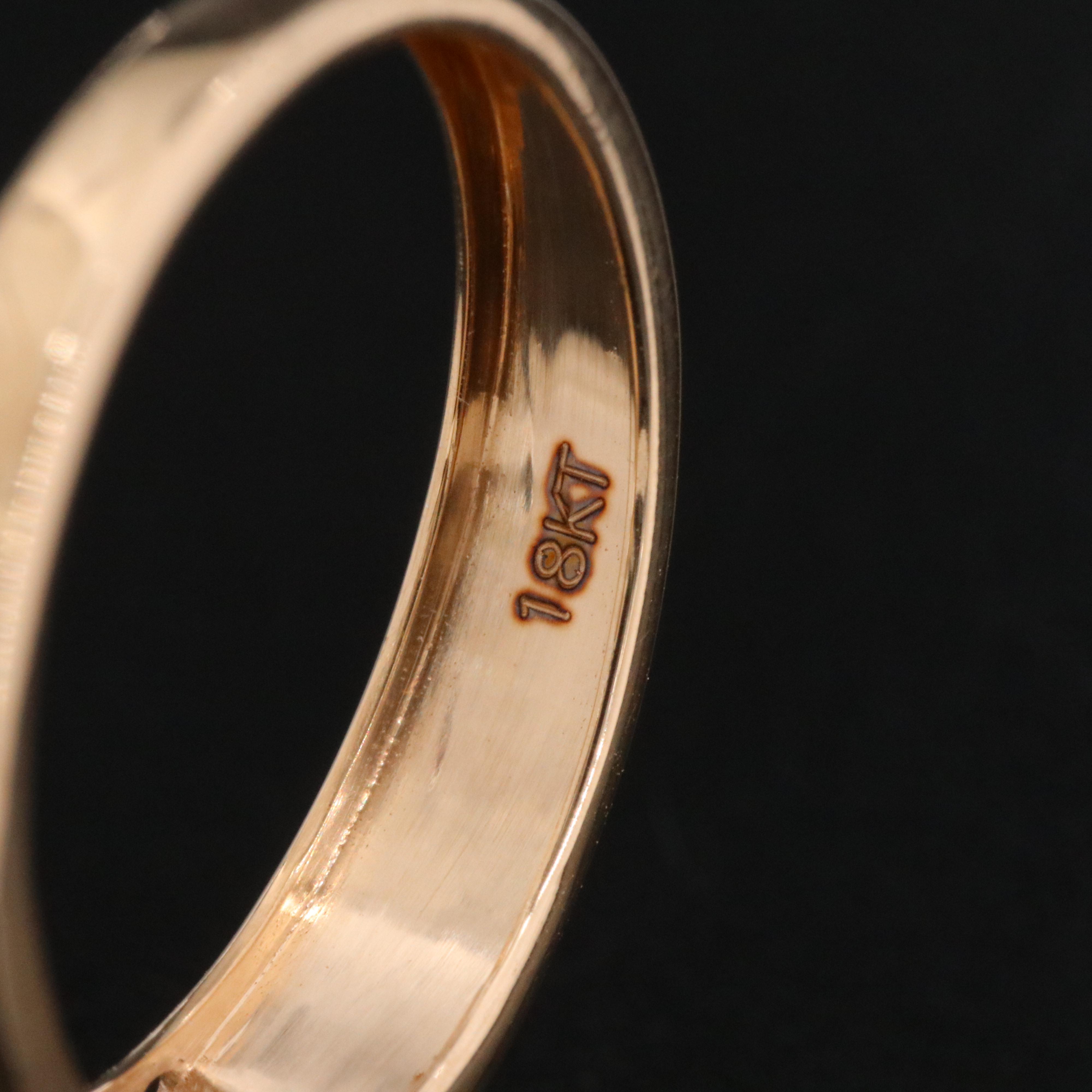 18K 6.08 CT Lab Grown Diamond Solitaire Ring with IGI Report