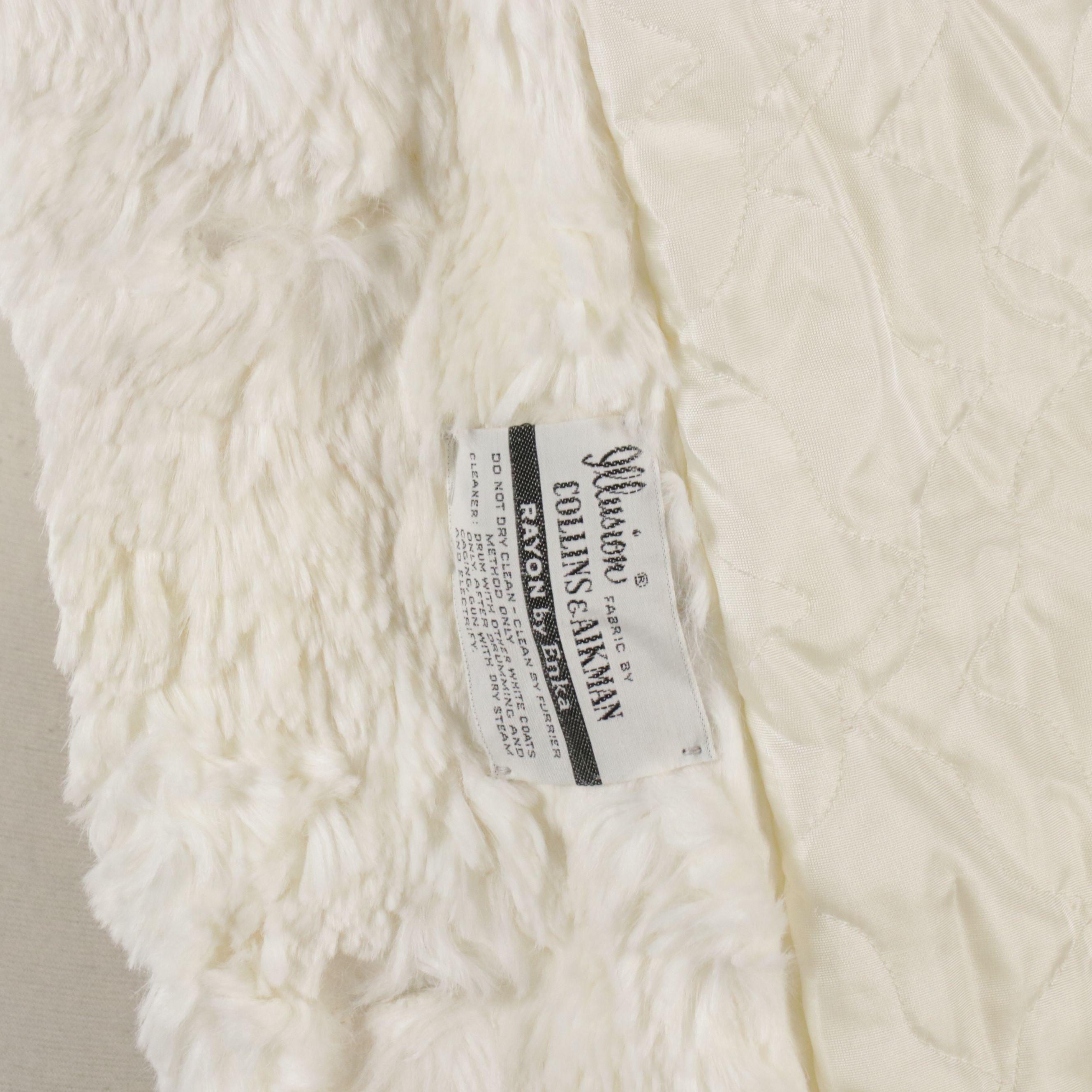 Country Pacer Faux Fur Belted Stroller Coat, circa 1970