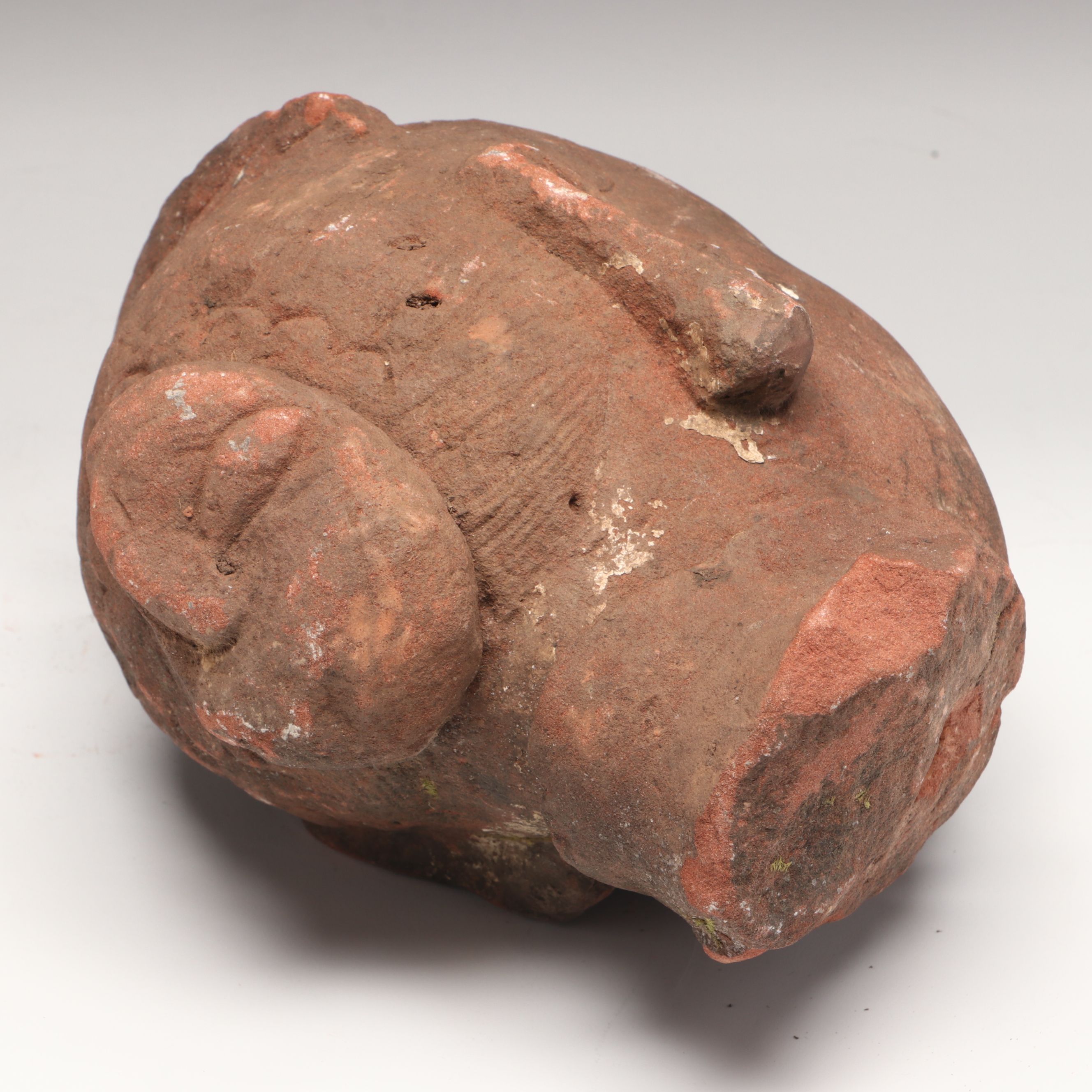 Chinese Han Dynasty Style Terracotta Head of a Woman