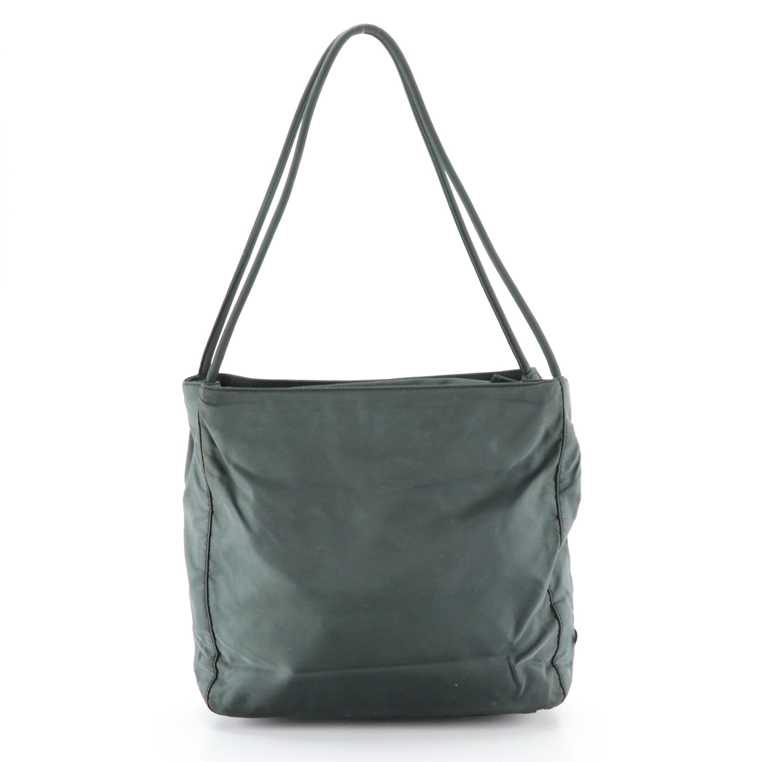 Prada Middle Zip Tote Bag in Tessuto Nylon