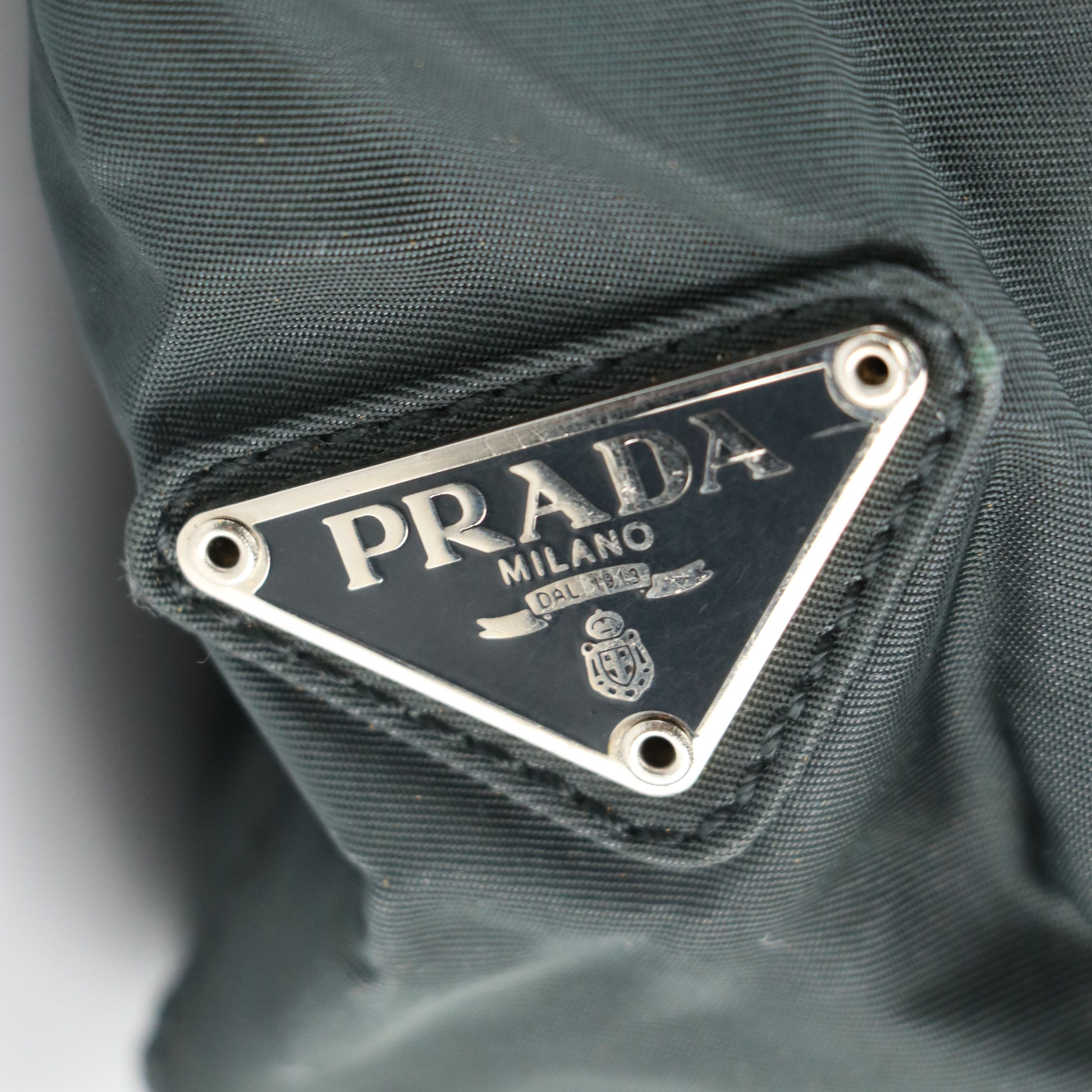 Prada Middle Zip Tote Bag in Tessuto Nylon