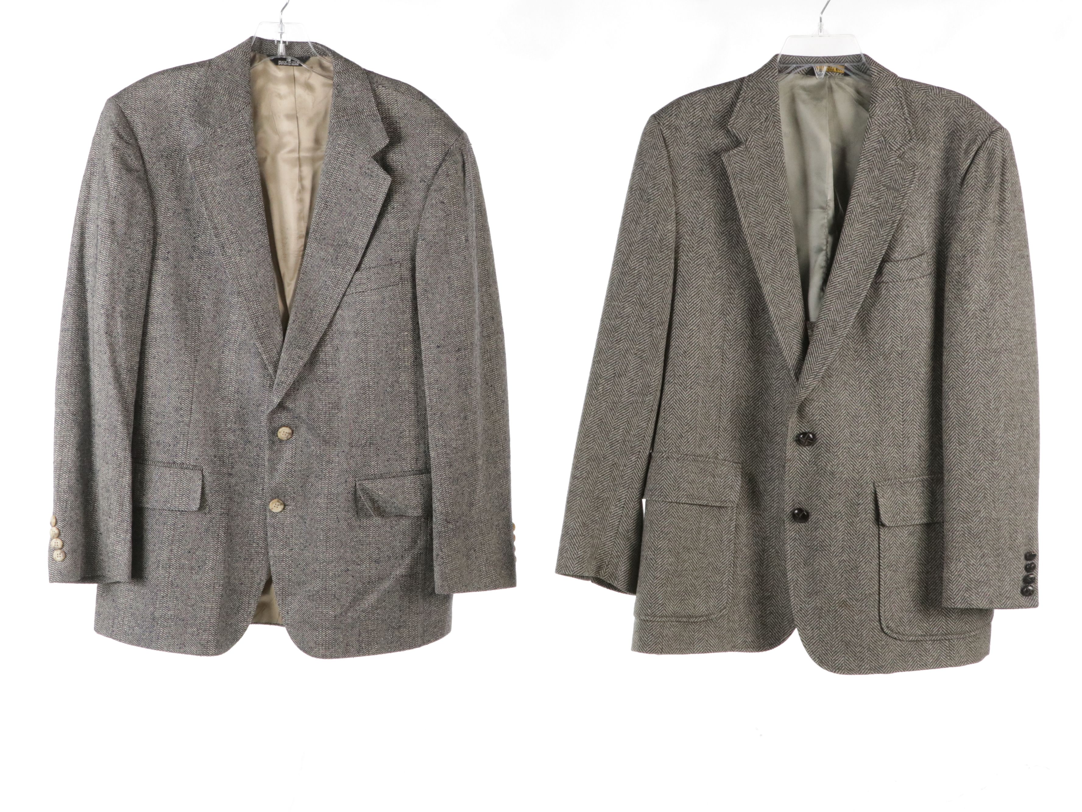 Men's Ralph Lauren, Haggar, and Lee Wright Tweed Sport Coats