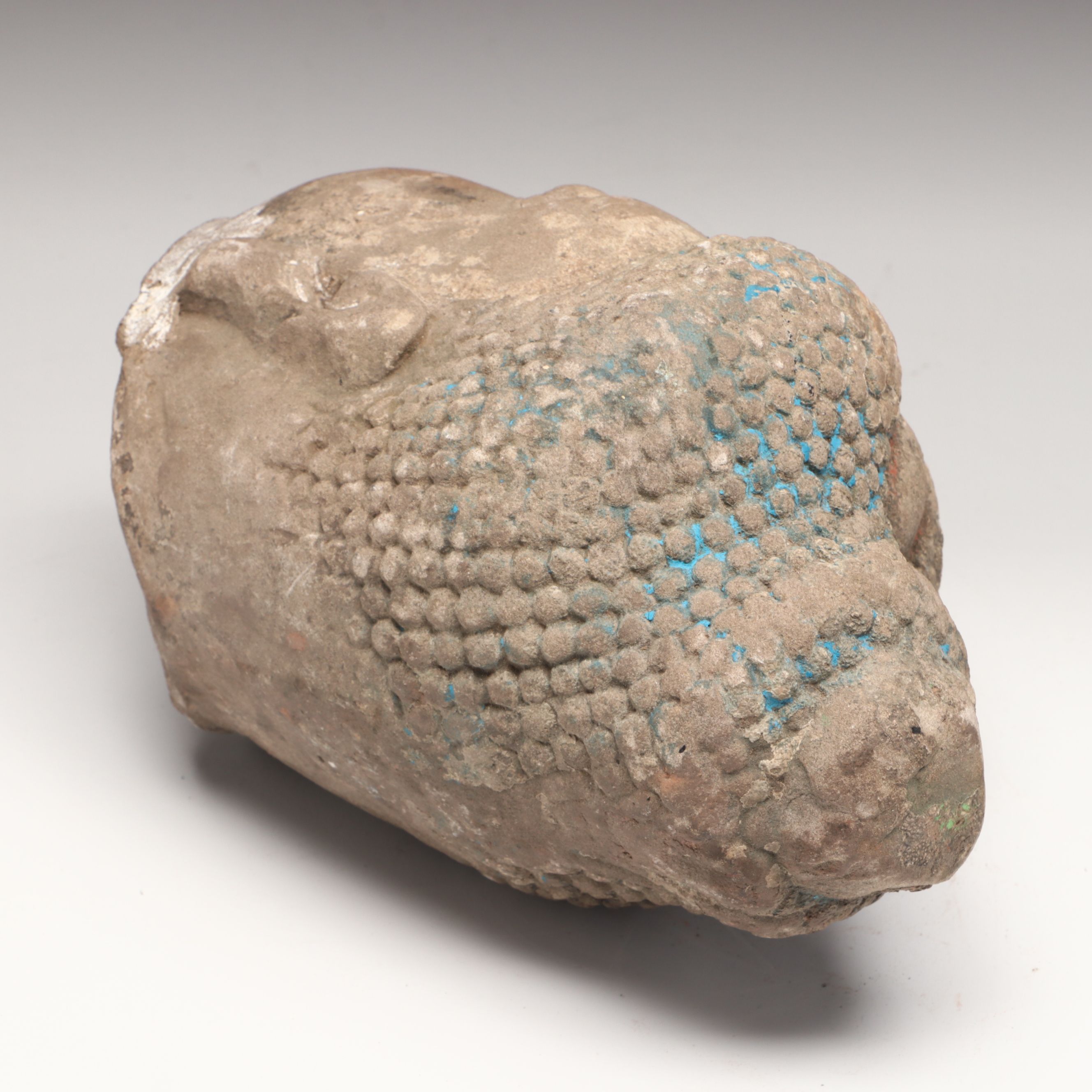 Chinese Sui Dynasty Style Carved Stone Buddha Head