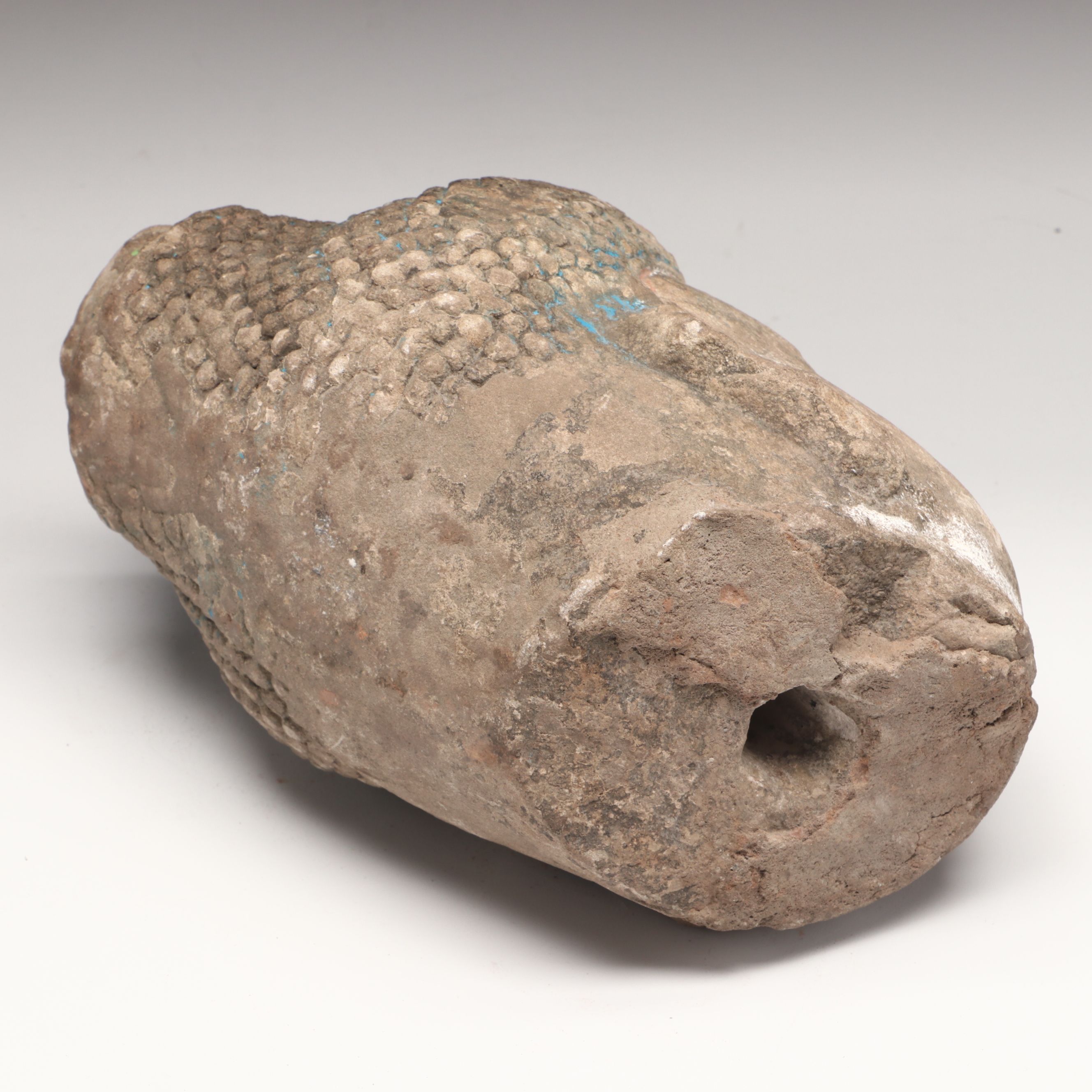 Chinese Sui Dynasty Style Carved Stone Buddha Head